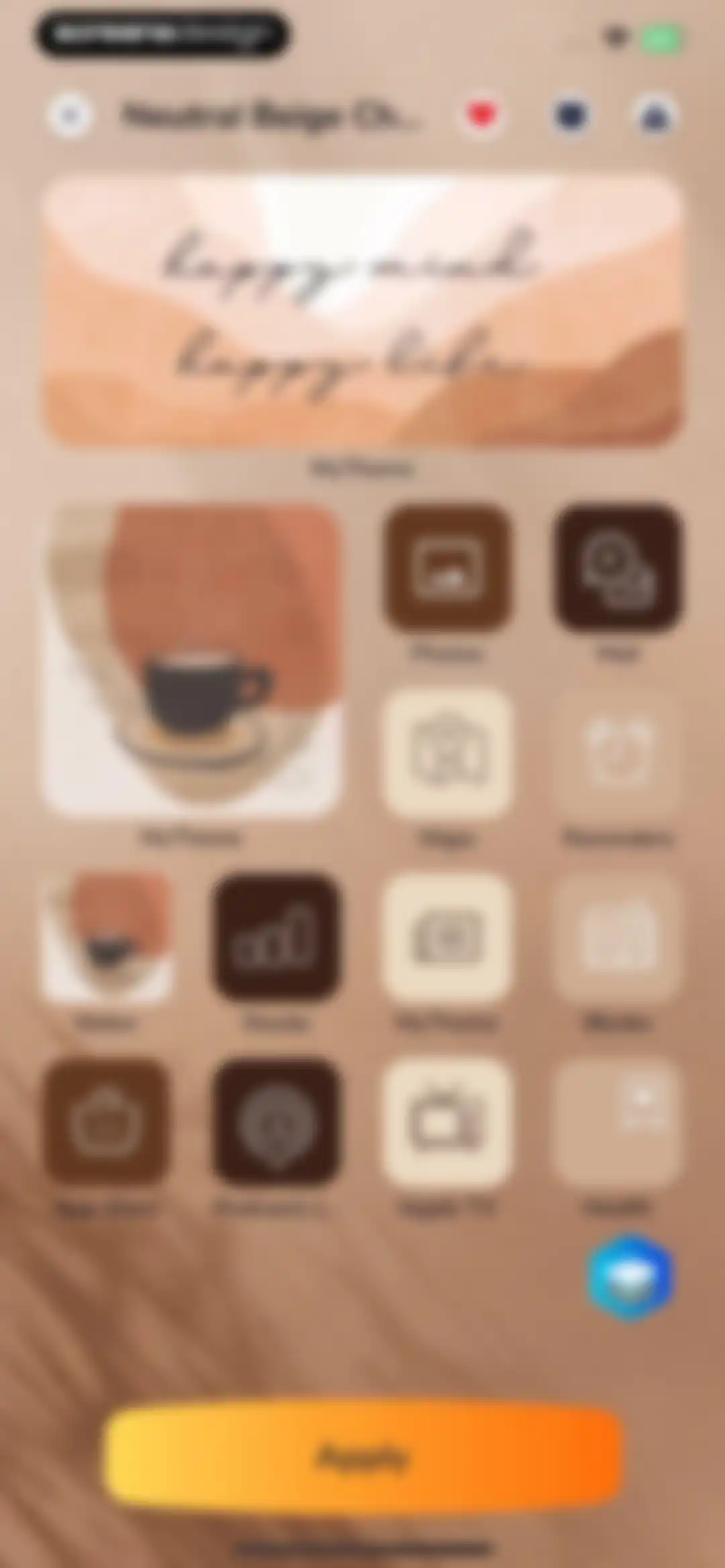 MyTheme - App Icons & Widgets screen 19