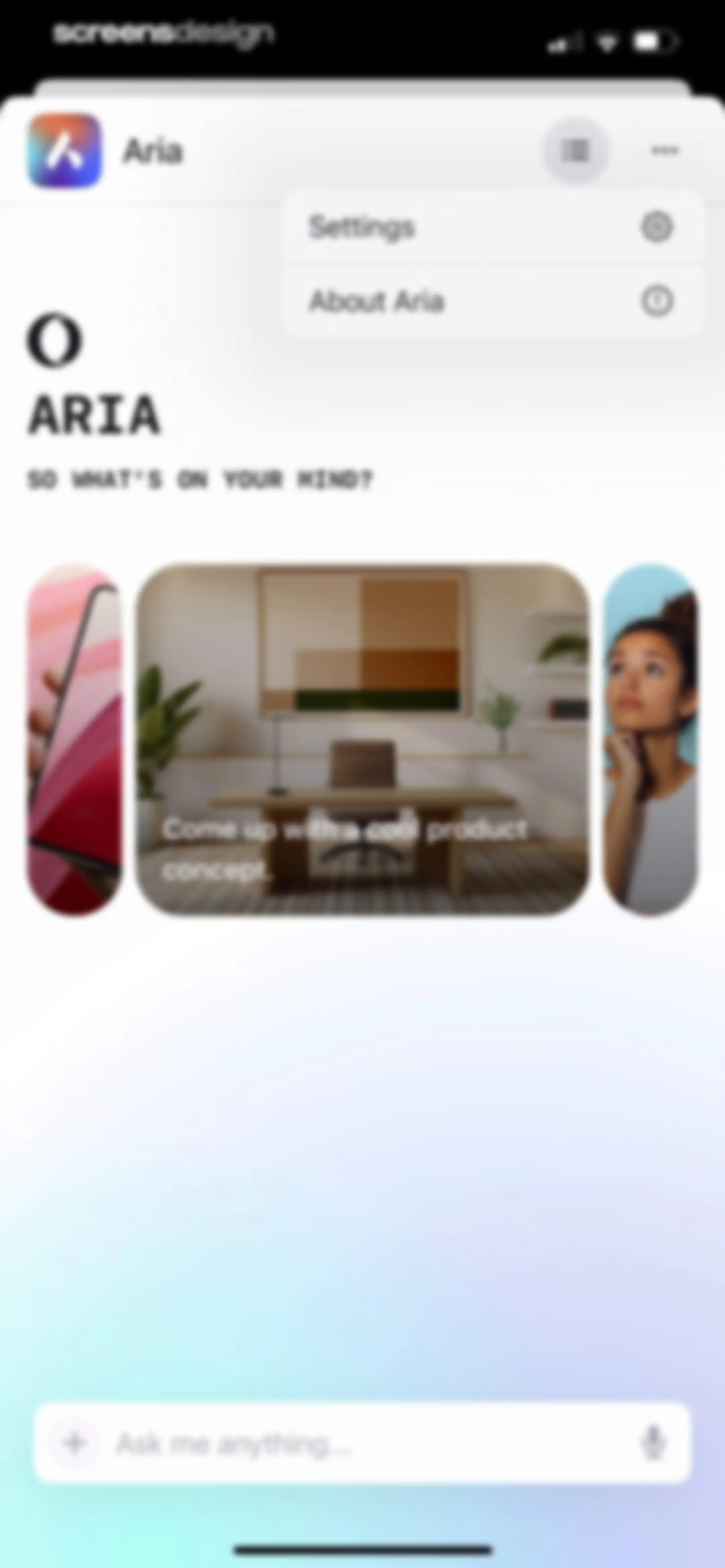 Opera: AI browser with VPN screen 89
