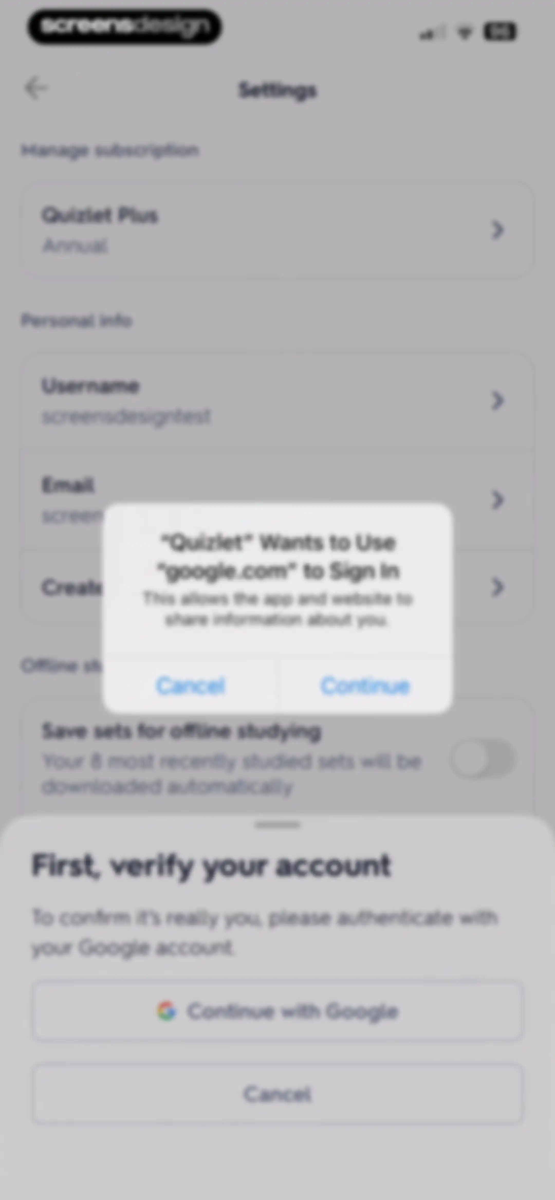 Quizlet: More than Flashcards screen 93