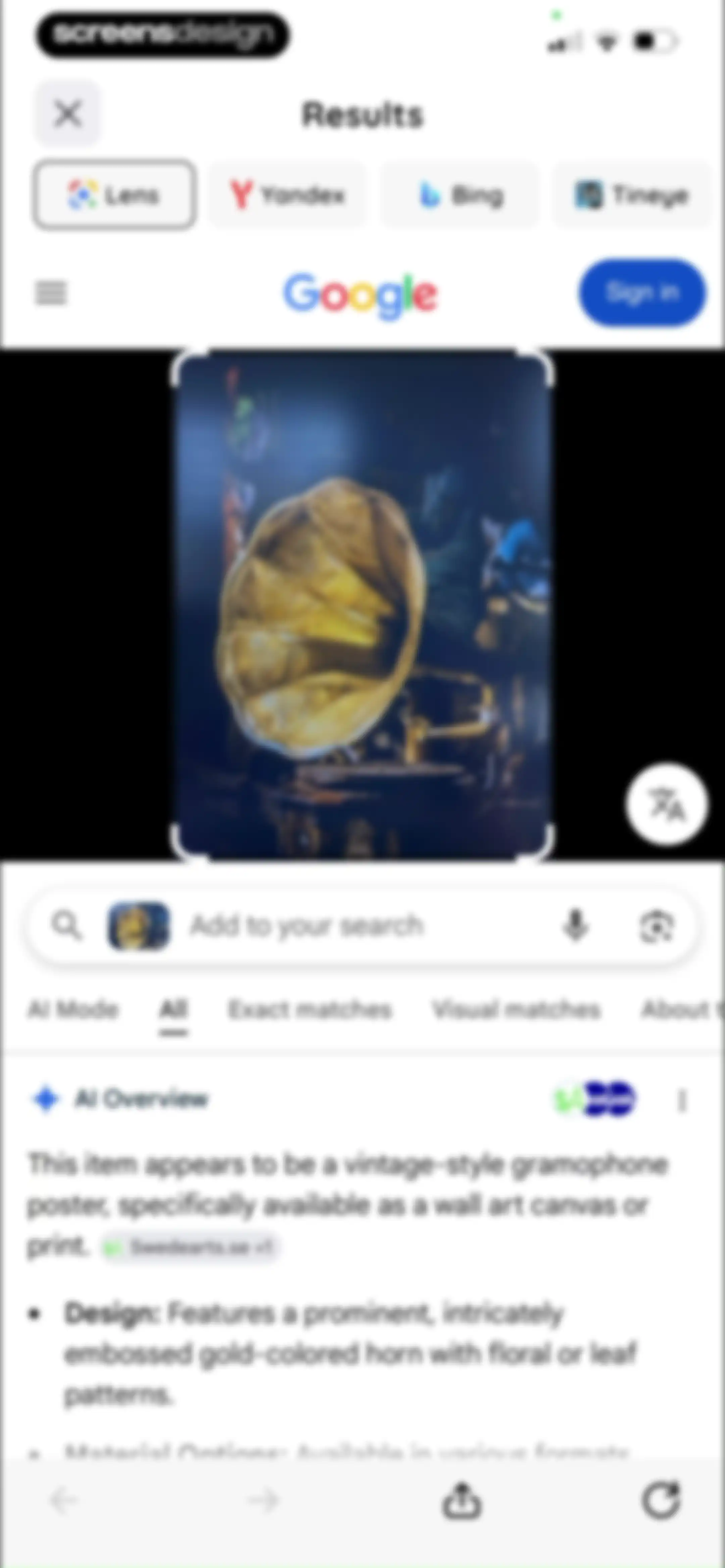 Lens: Translate & Image Search screen 41