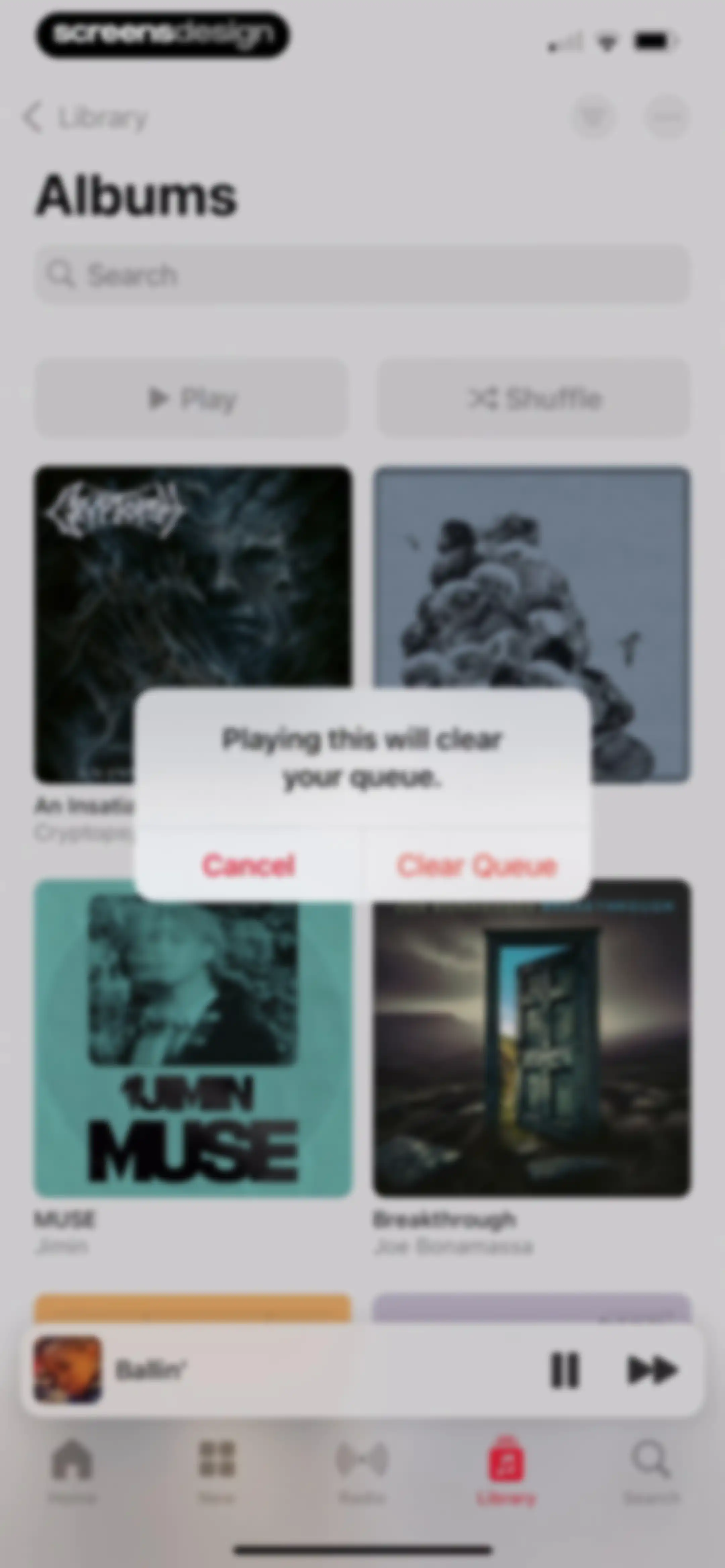Apple Music screen 126