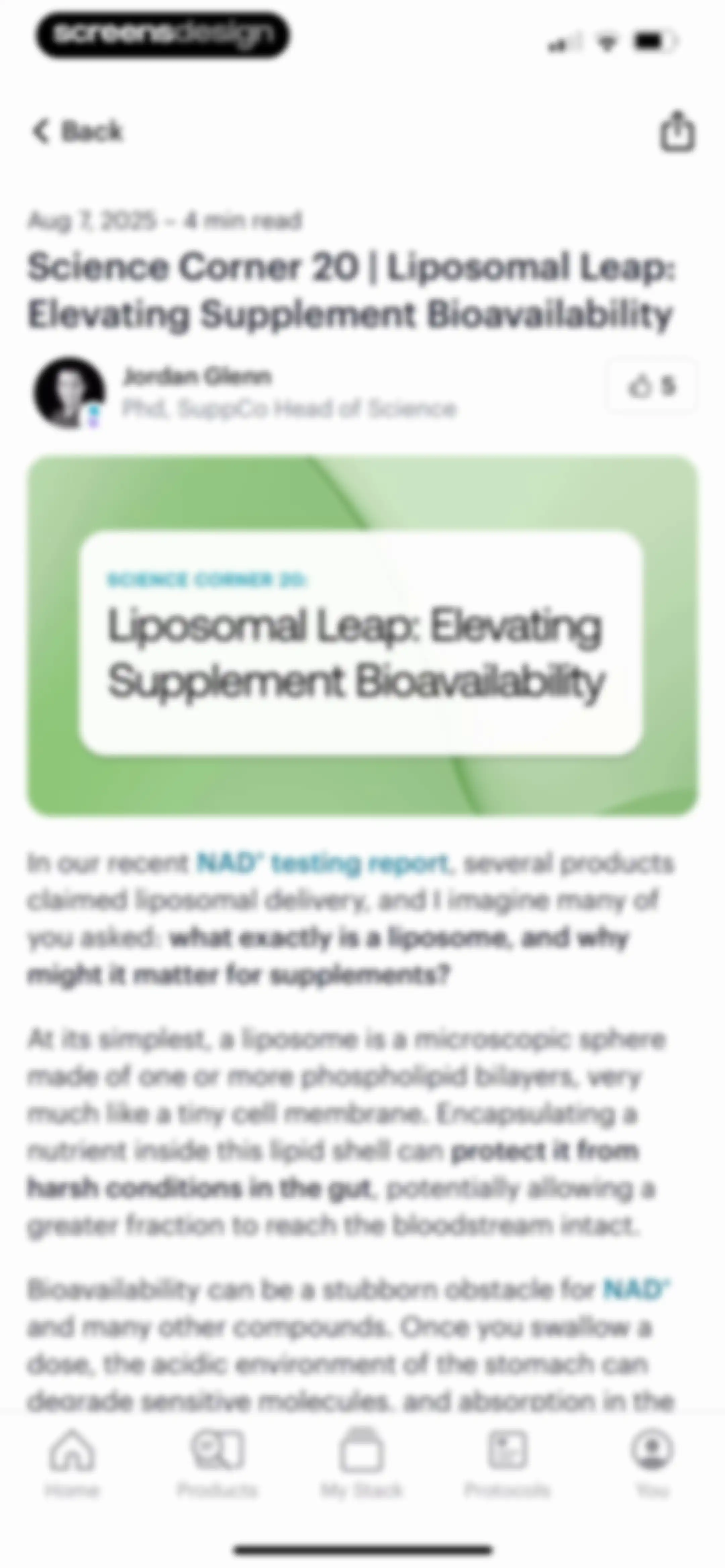 SuppCo: Supplement Scanner screen 138