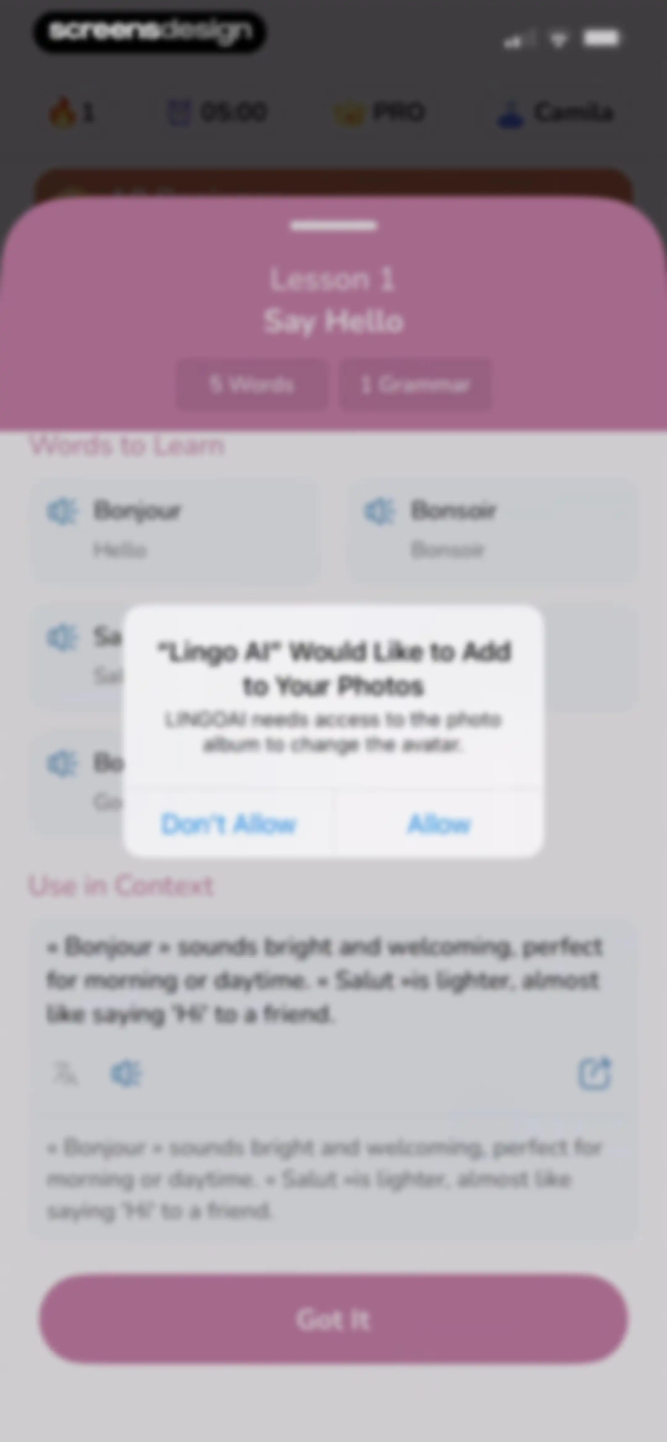 Speak English: Lingo AI screen 22