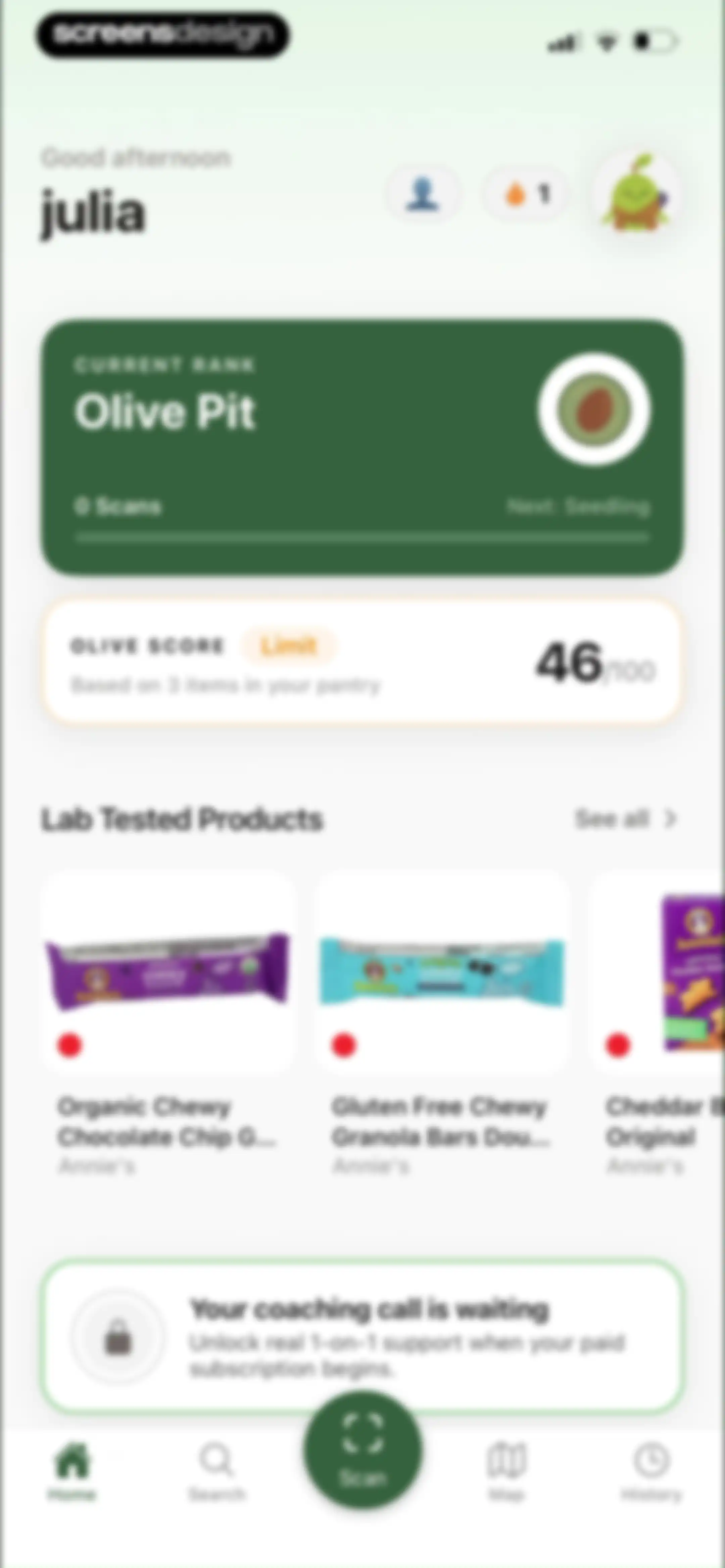 Olive: Food & Cosmetic Scanner screen 111