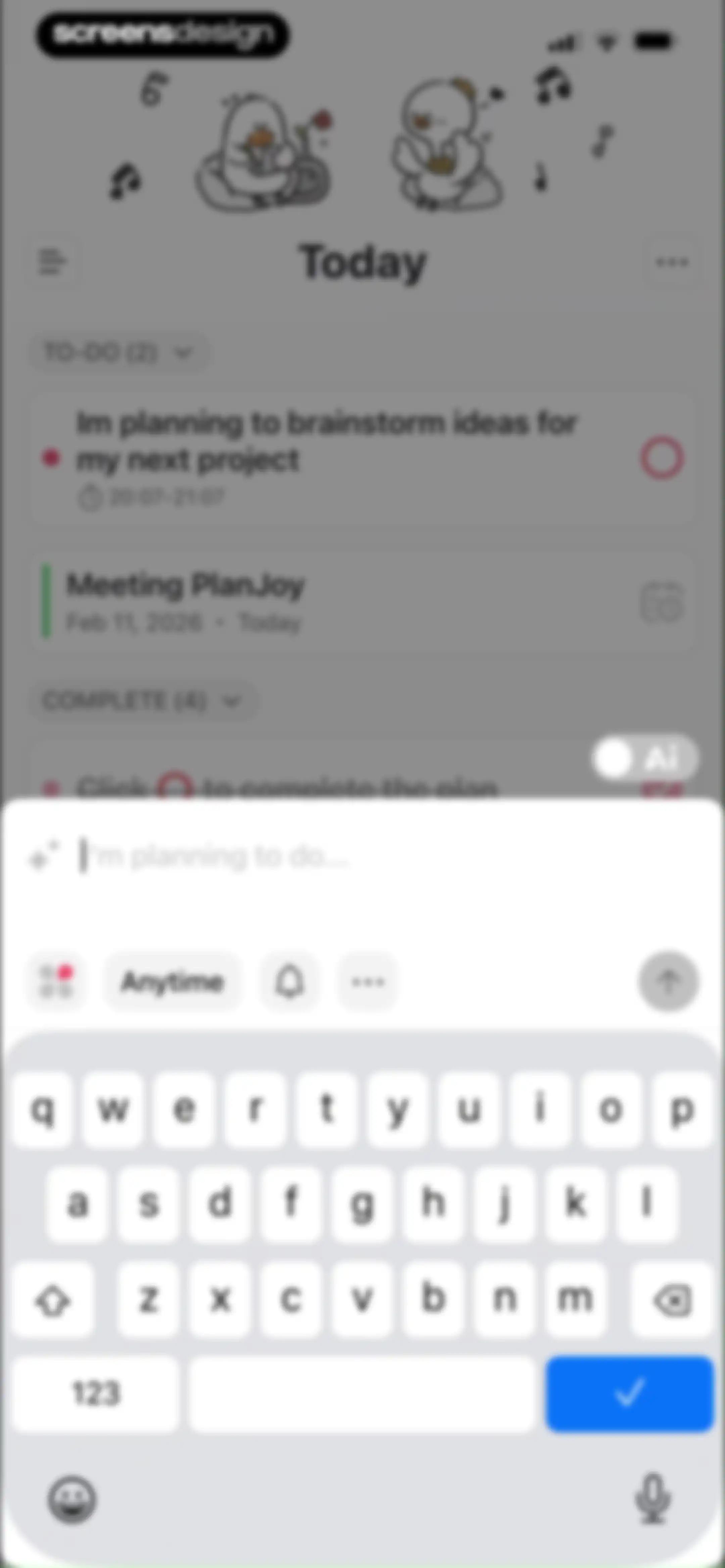Plan Joy:To-Do List & Reminder screen 105