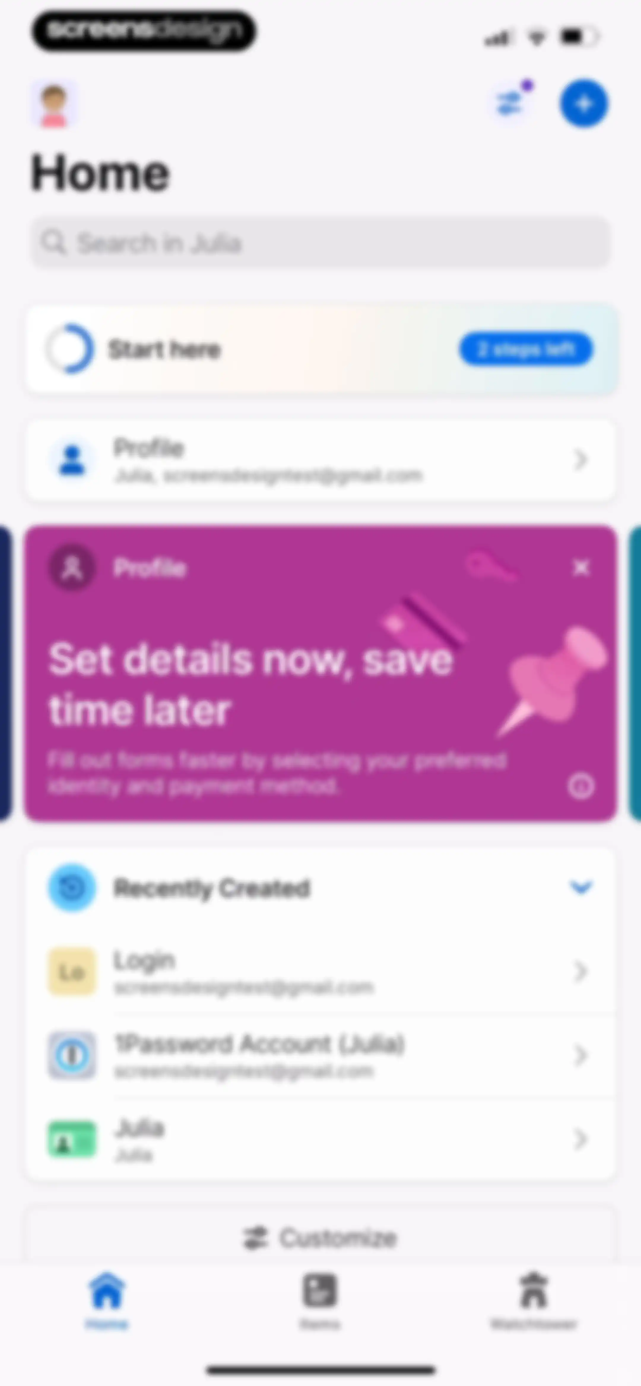 1Password: Password Manager screen 61