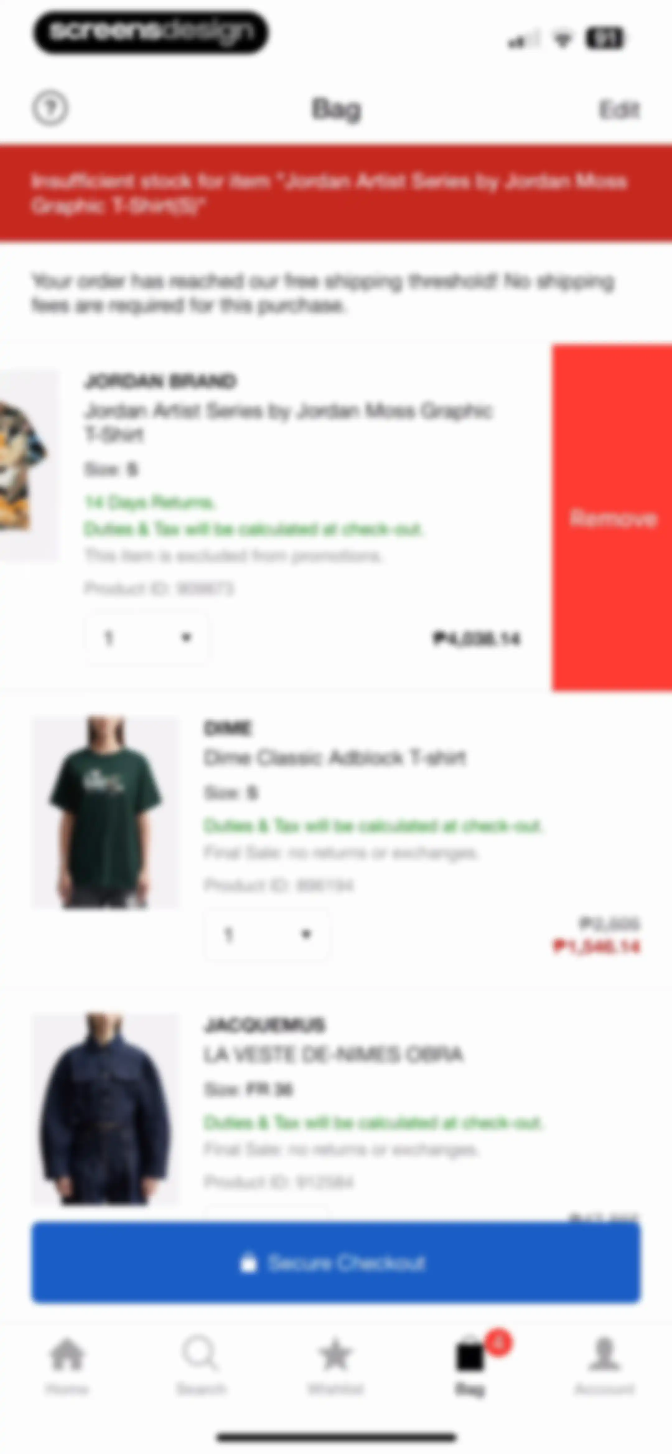 HBX | Globally Curated Fashion screen 107
