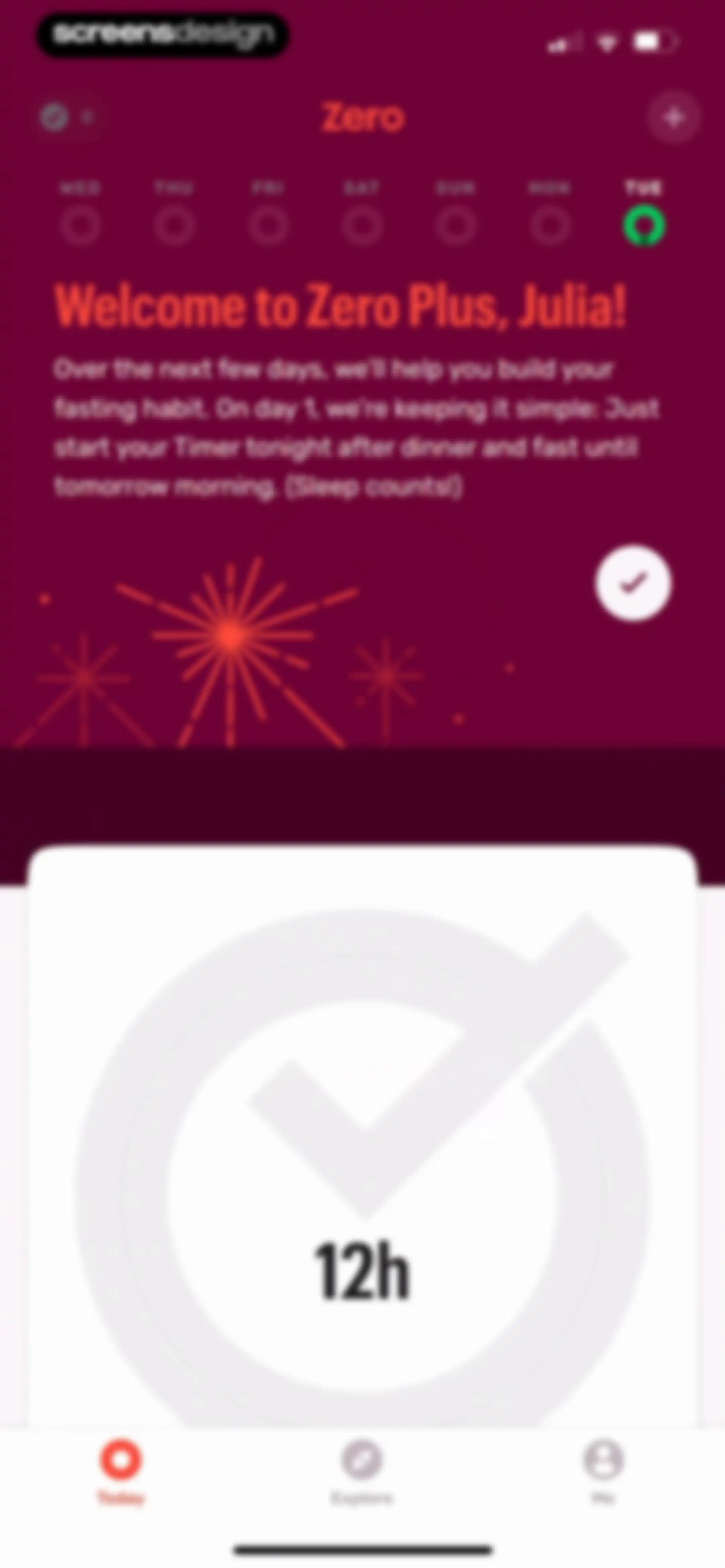 Zero: Fasting & Food Tracker screen 49
