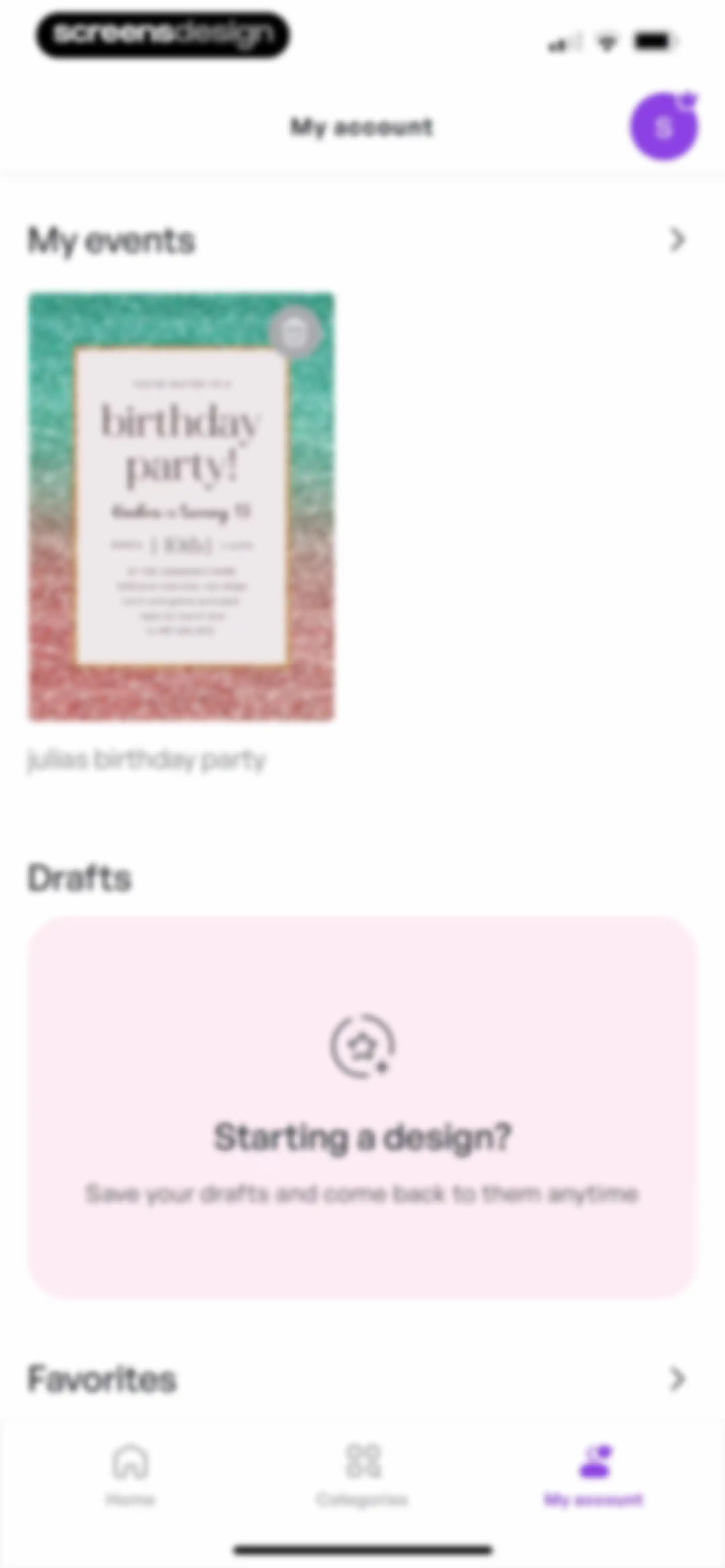 Invitation Maker: Cards & RSVP screen 68