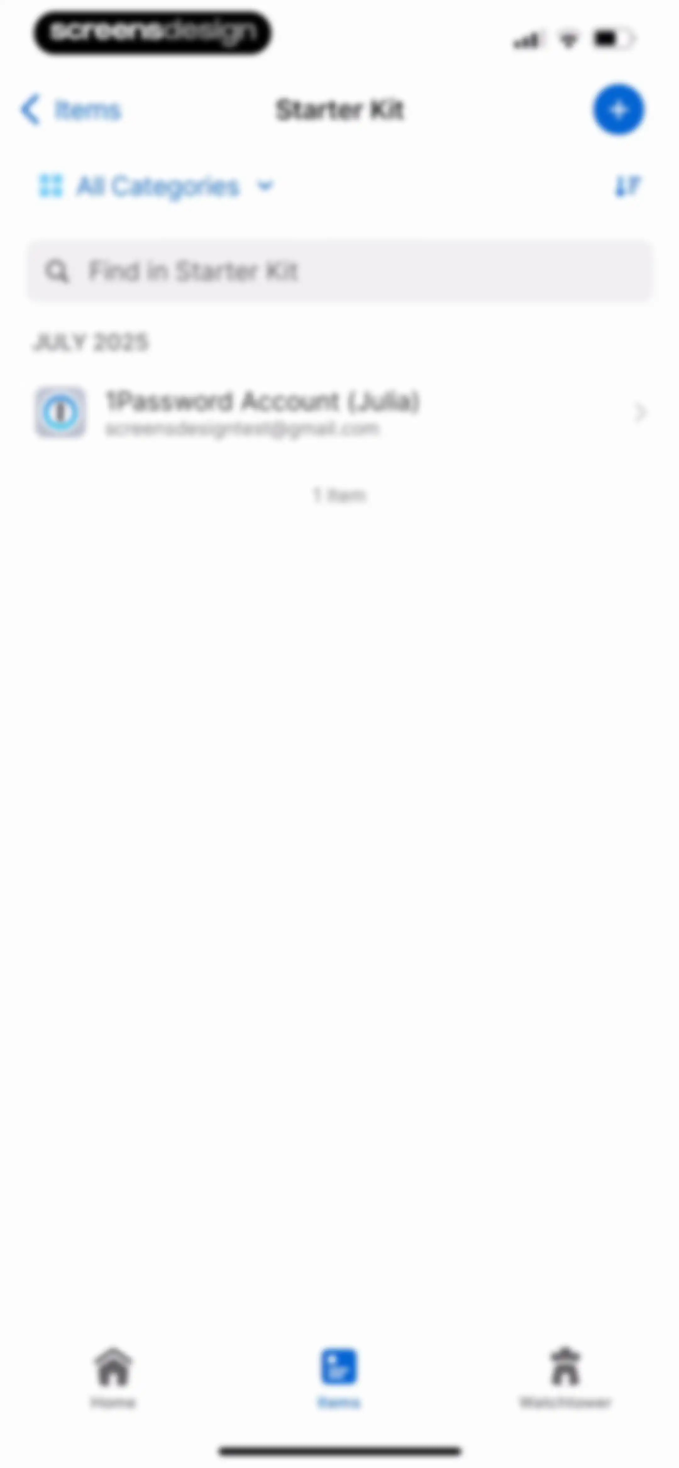 1Password: Password Manager screen 118