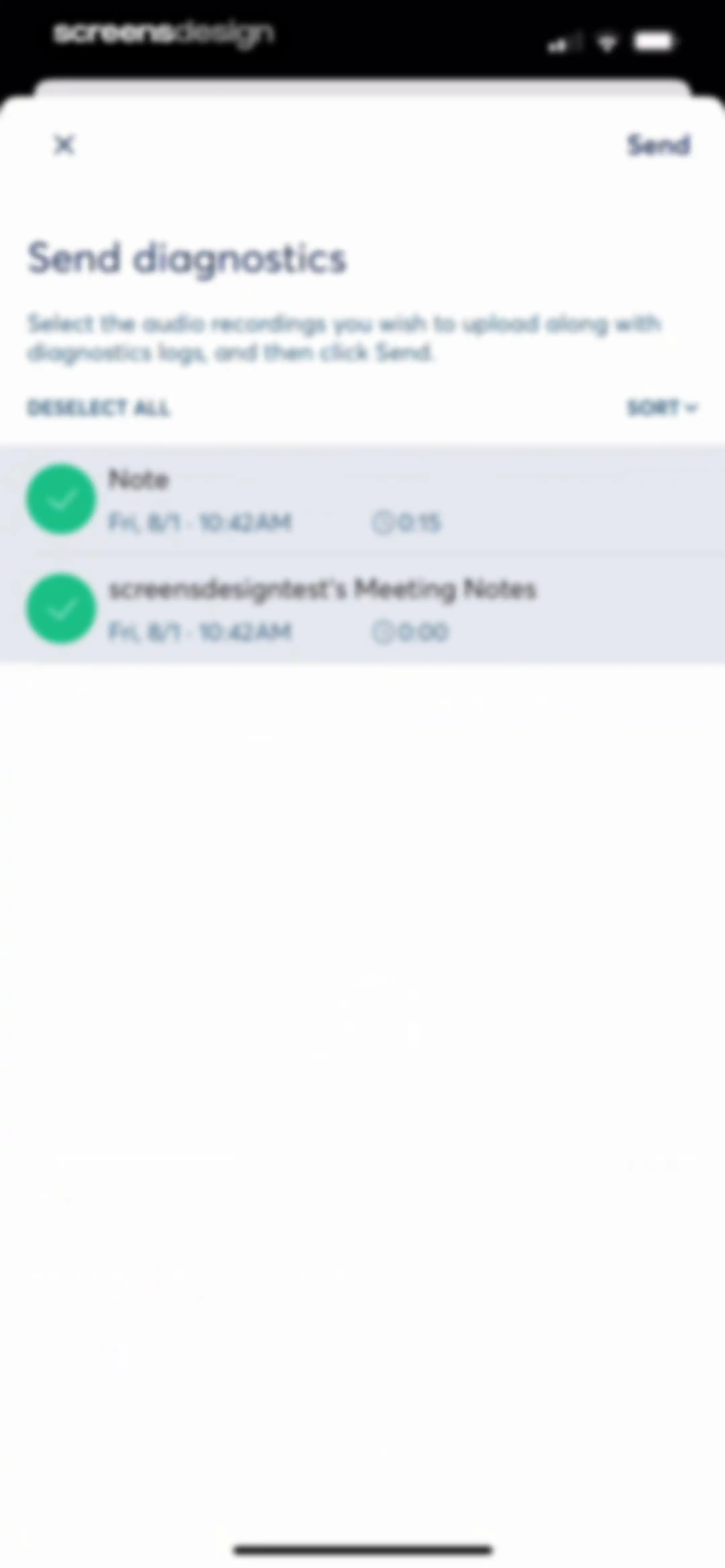 Otter Transcribe Voice Notes screen 144
