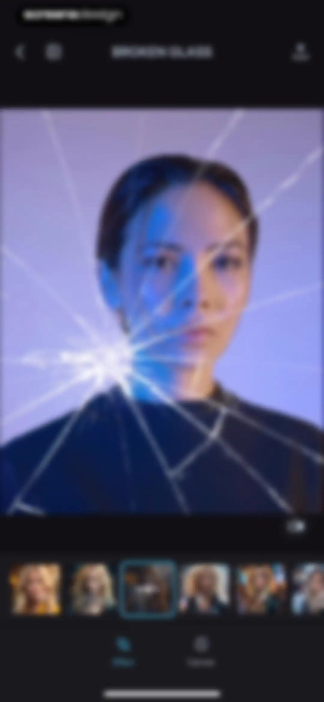 Edit Up: AI Photo Video Editor screen 103