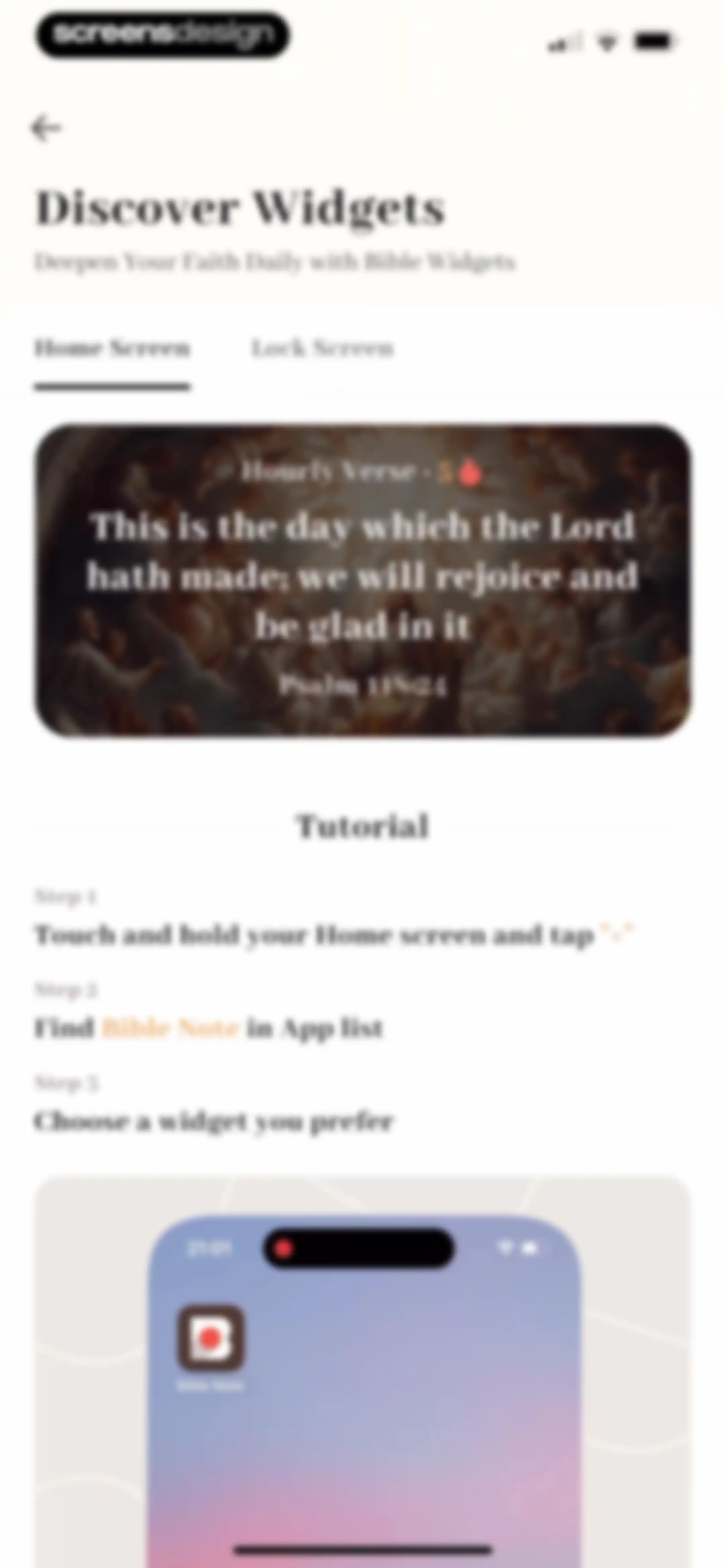 Bible Note: Sermon Notes screen 103