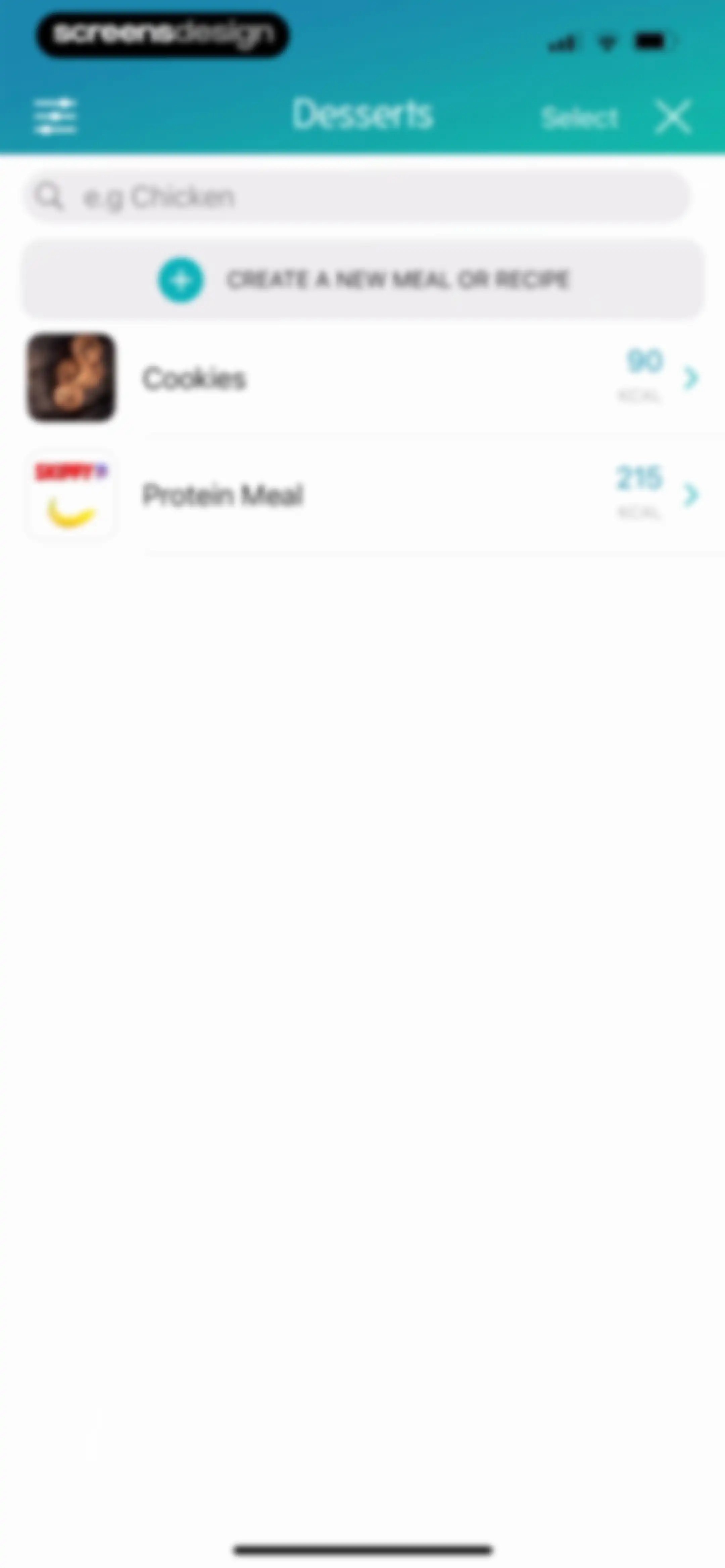 Calorie Counter + screen 99
