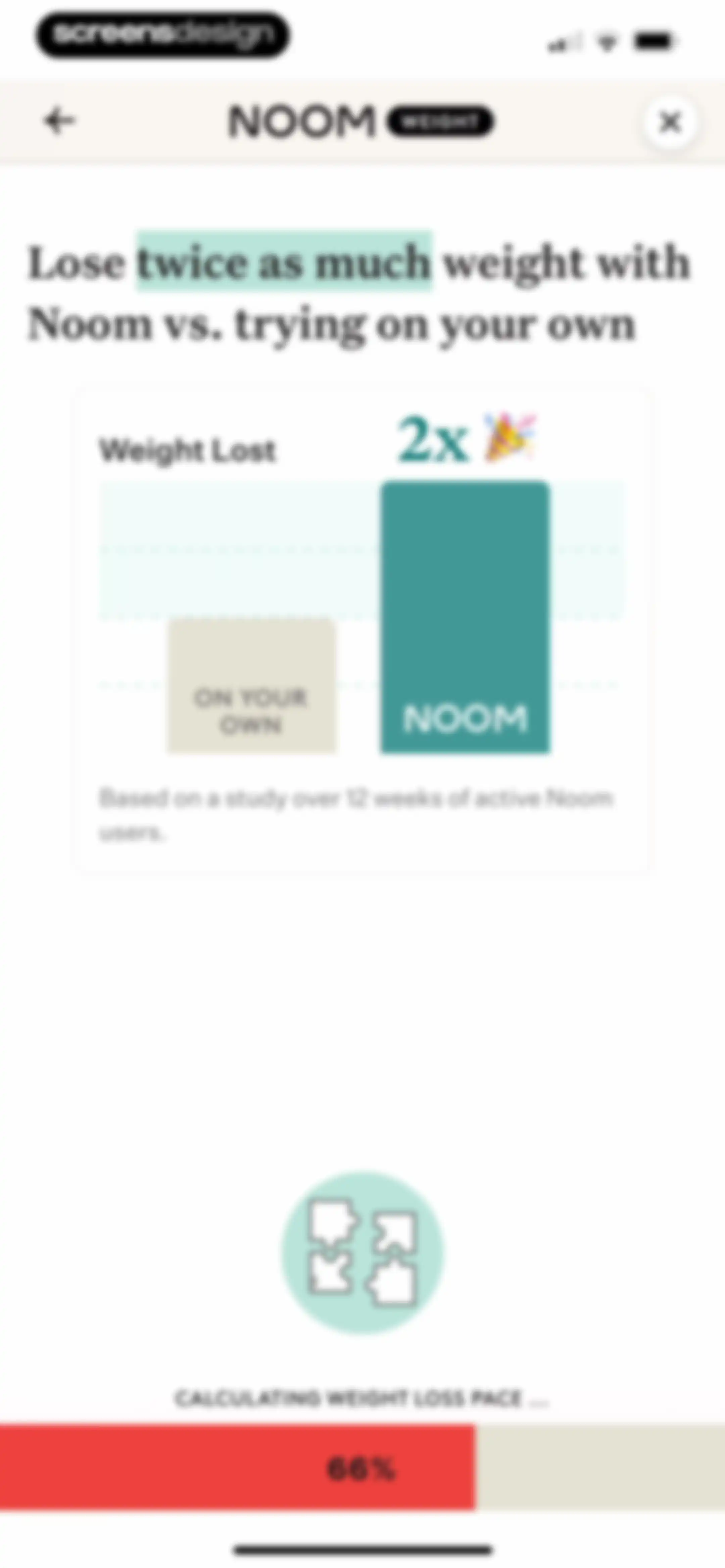 Noom Weight Loss, Food Tracker screen 36