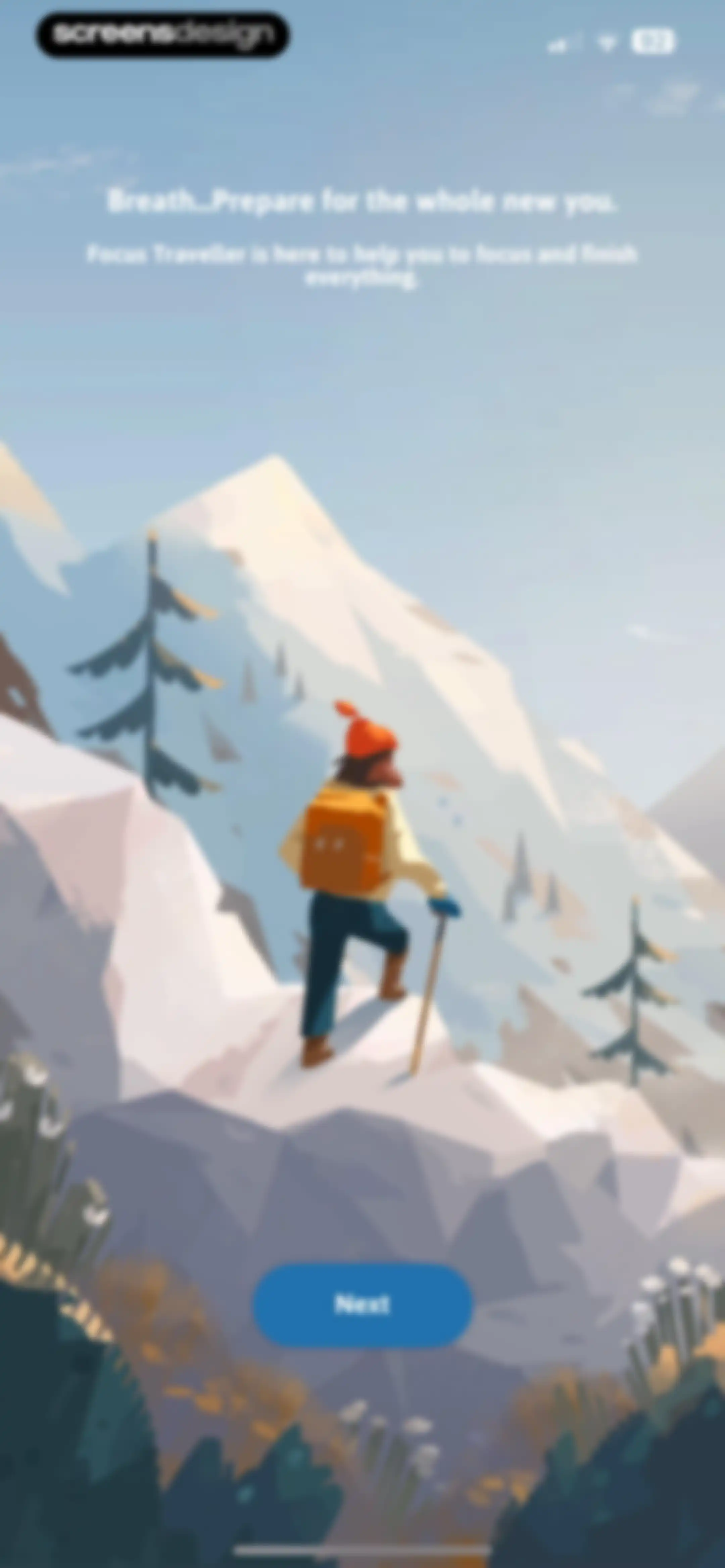 Focus Traveller - Flow Timer screen 2