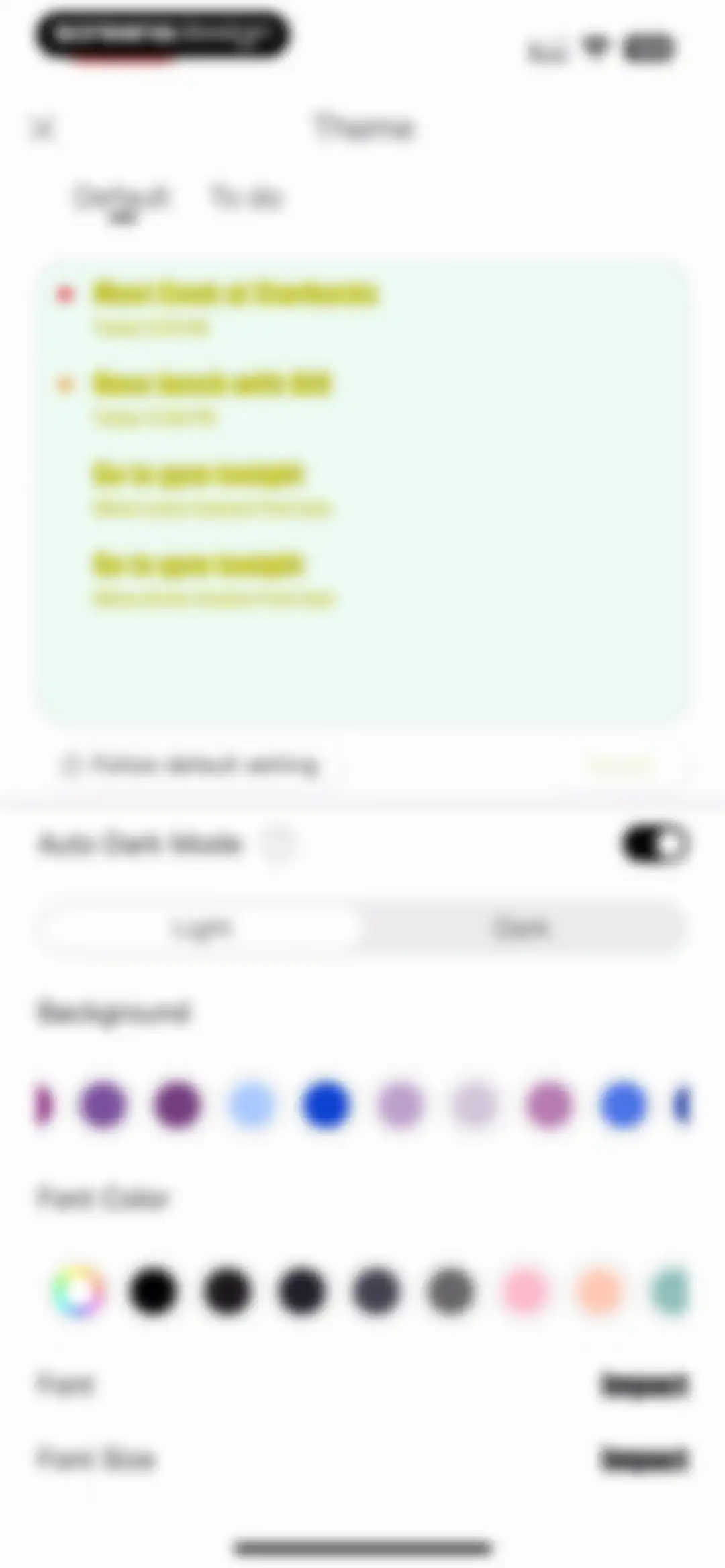 To Do List MinimaList & Widget screen 28