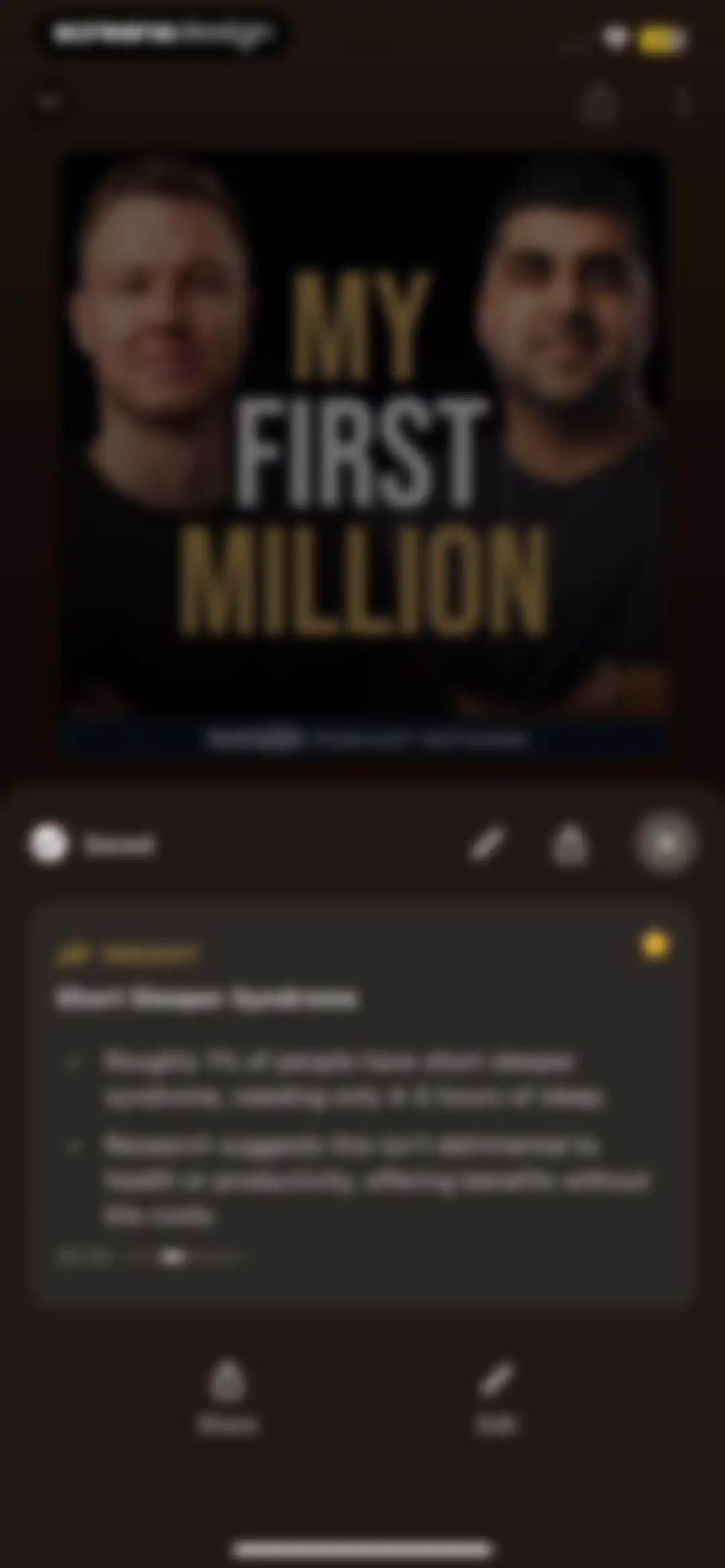Snipd | AI Podcast Player screen 73