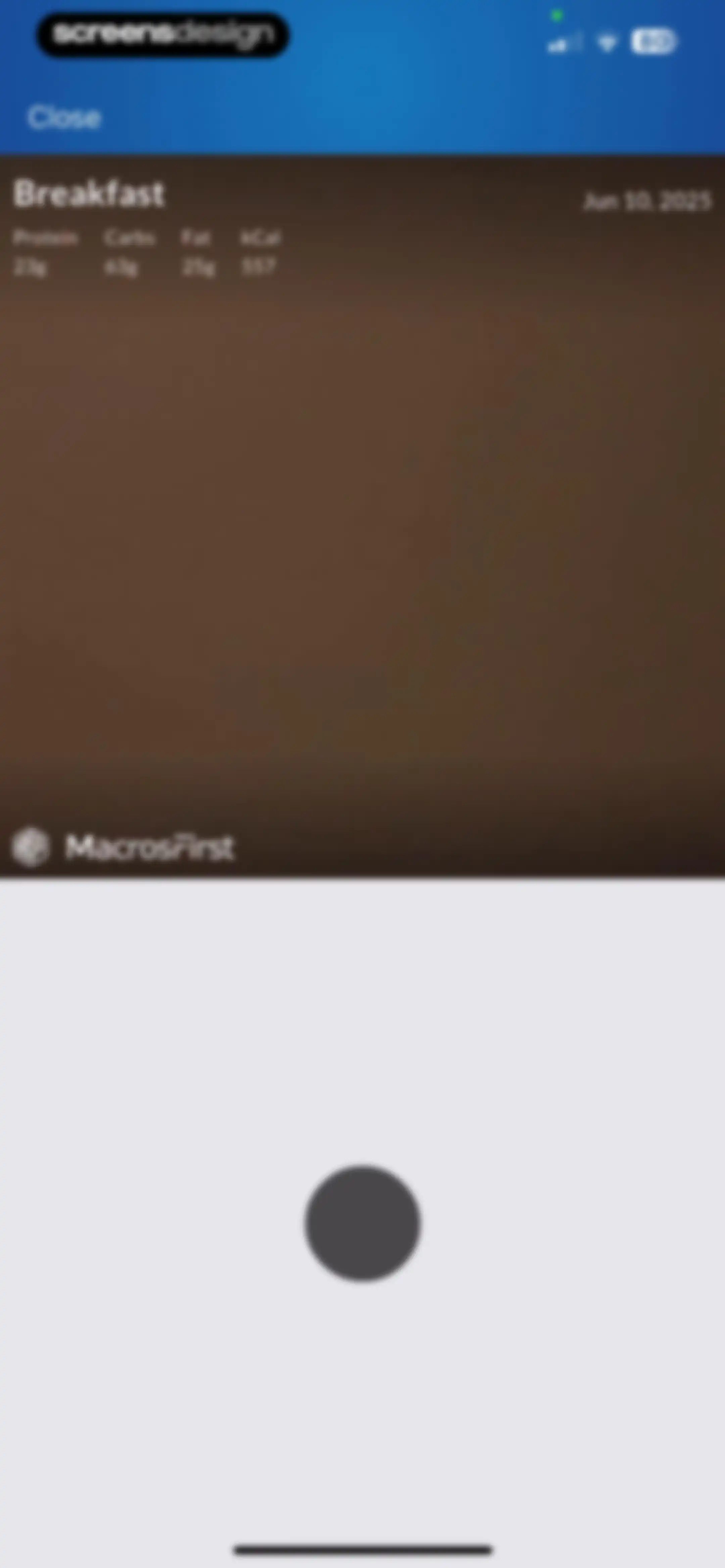 MacrosFirst - Macro Tracker screen 90