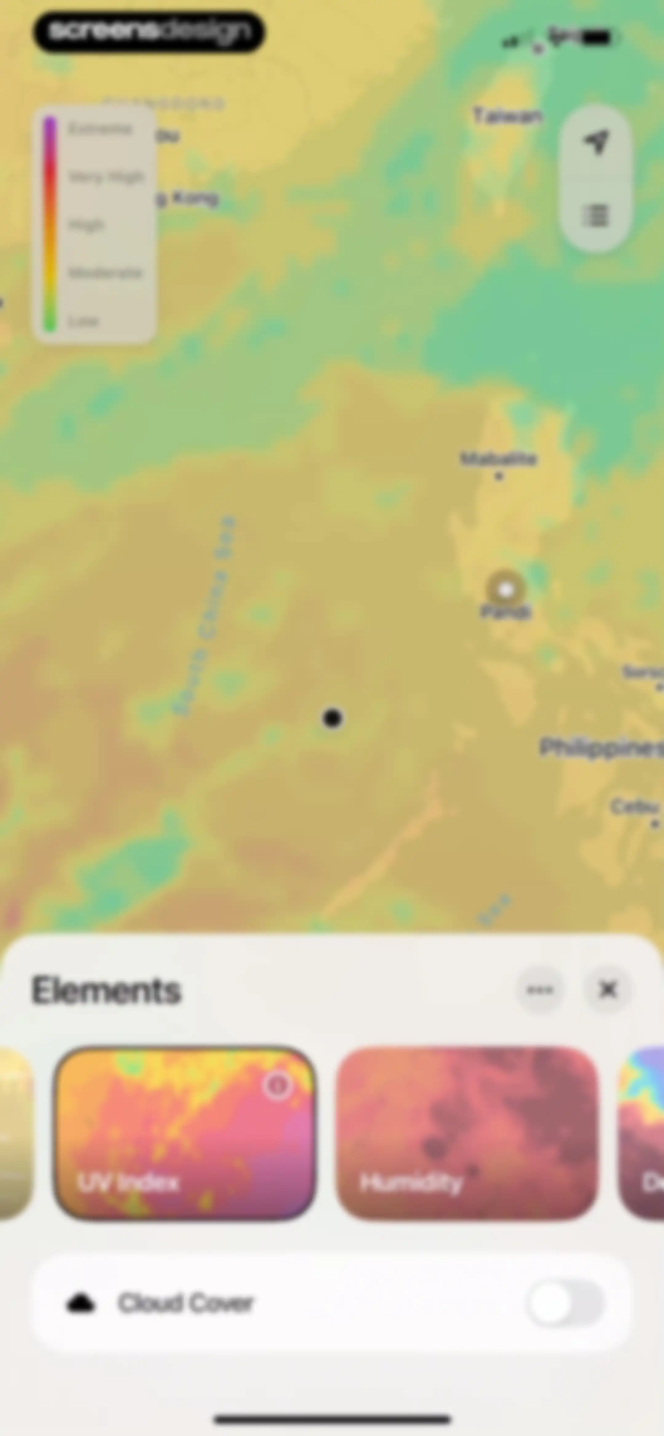 Element: Weather Radar screen 23