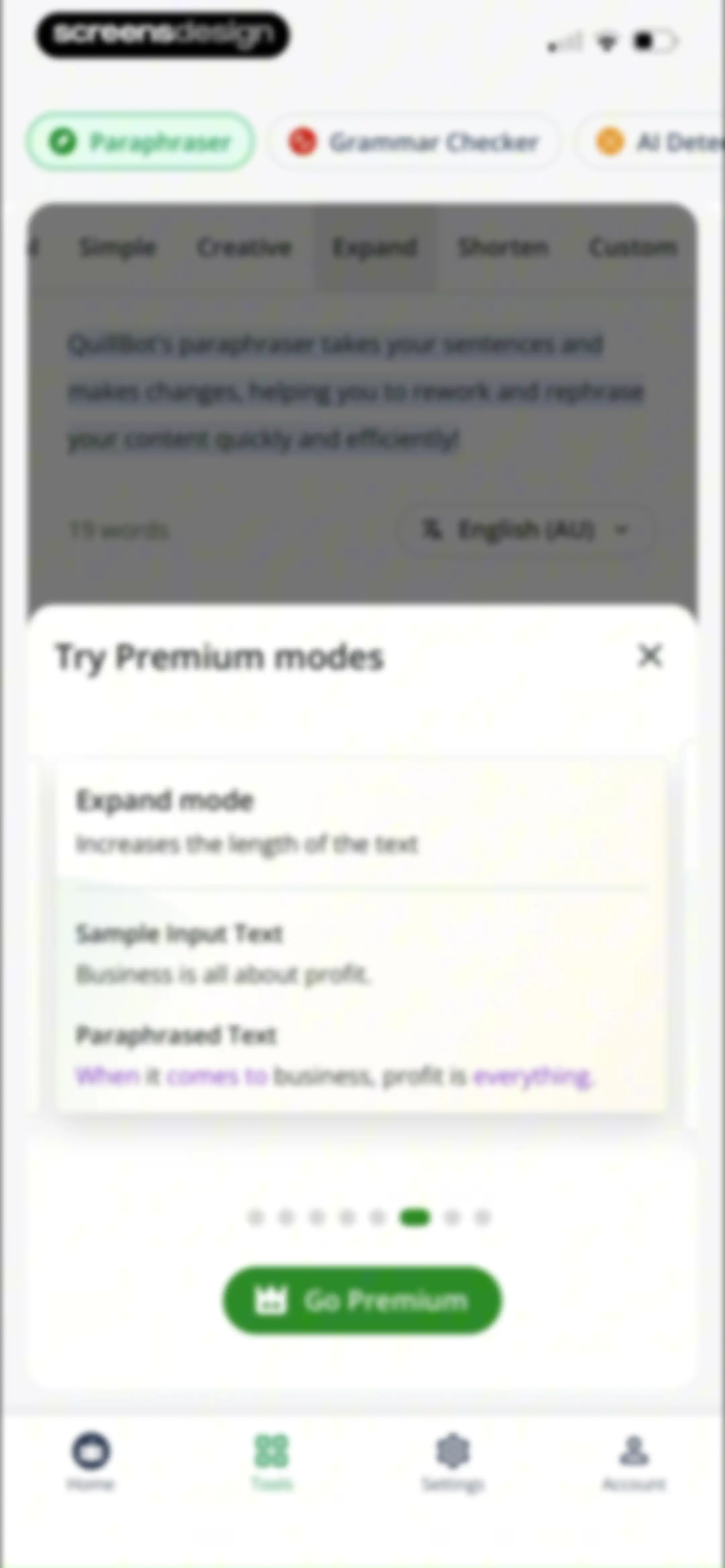 Quillbot-AI Writing & Keyboard screen 81