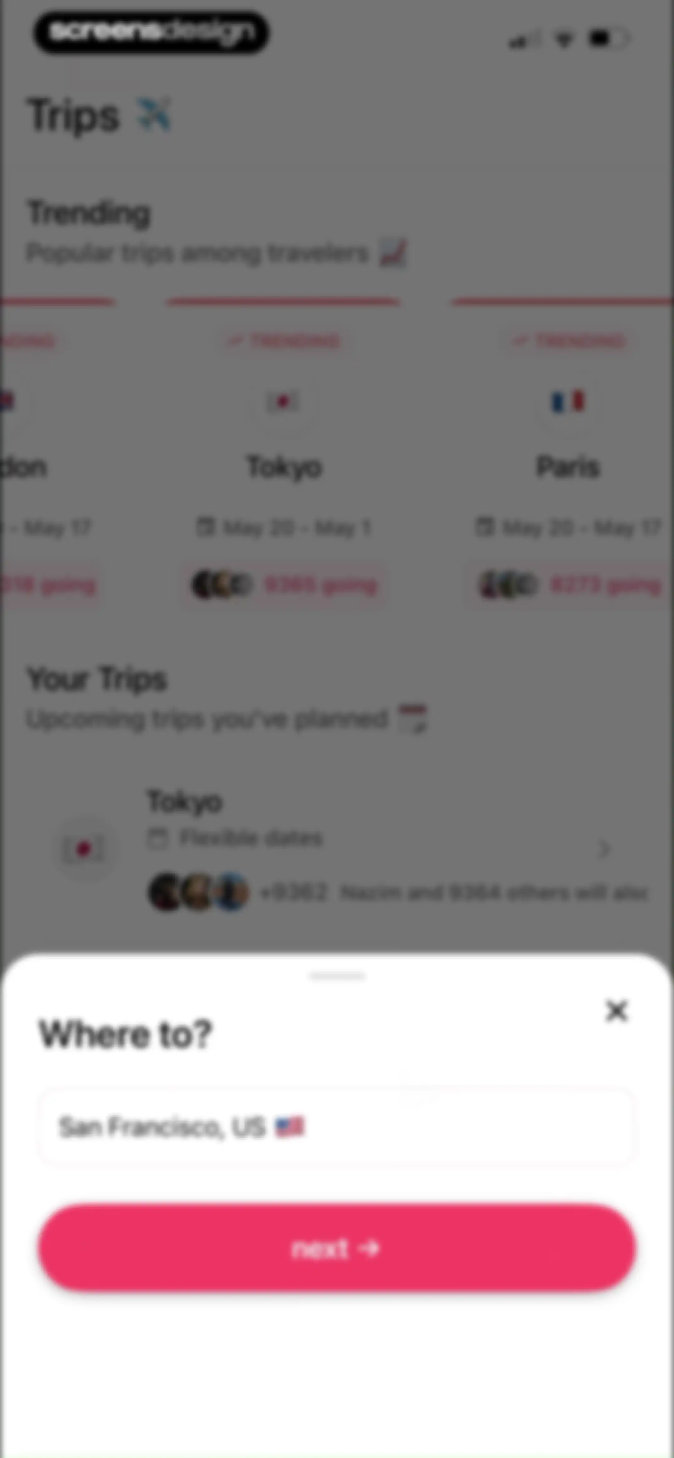 nomadtable: travel friends screen 108
