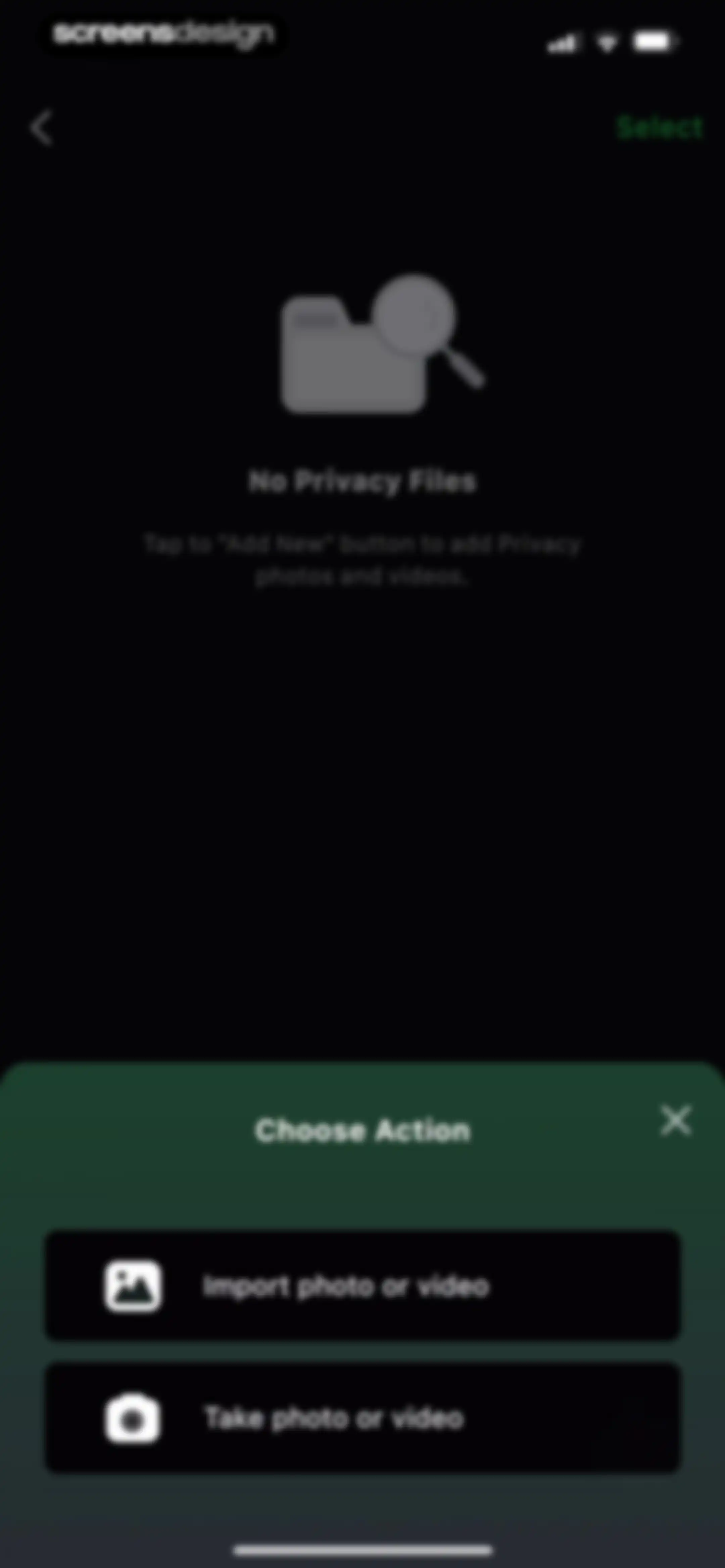 Device Care: Storage & Battery screen 119