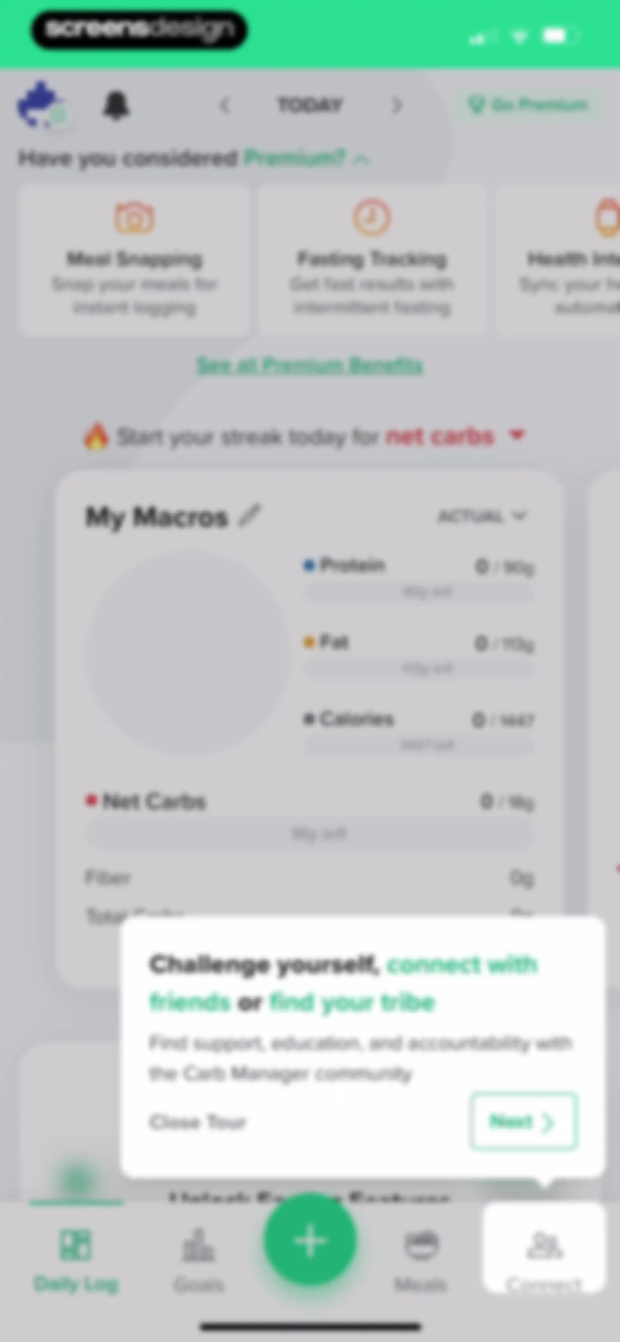 Carb Manager: Keto & Macro Log screen 57