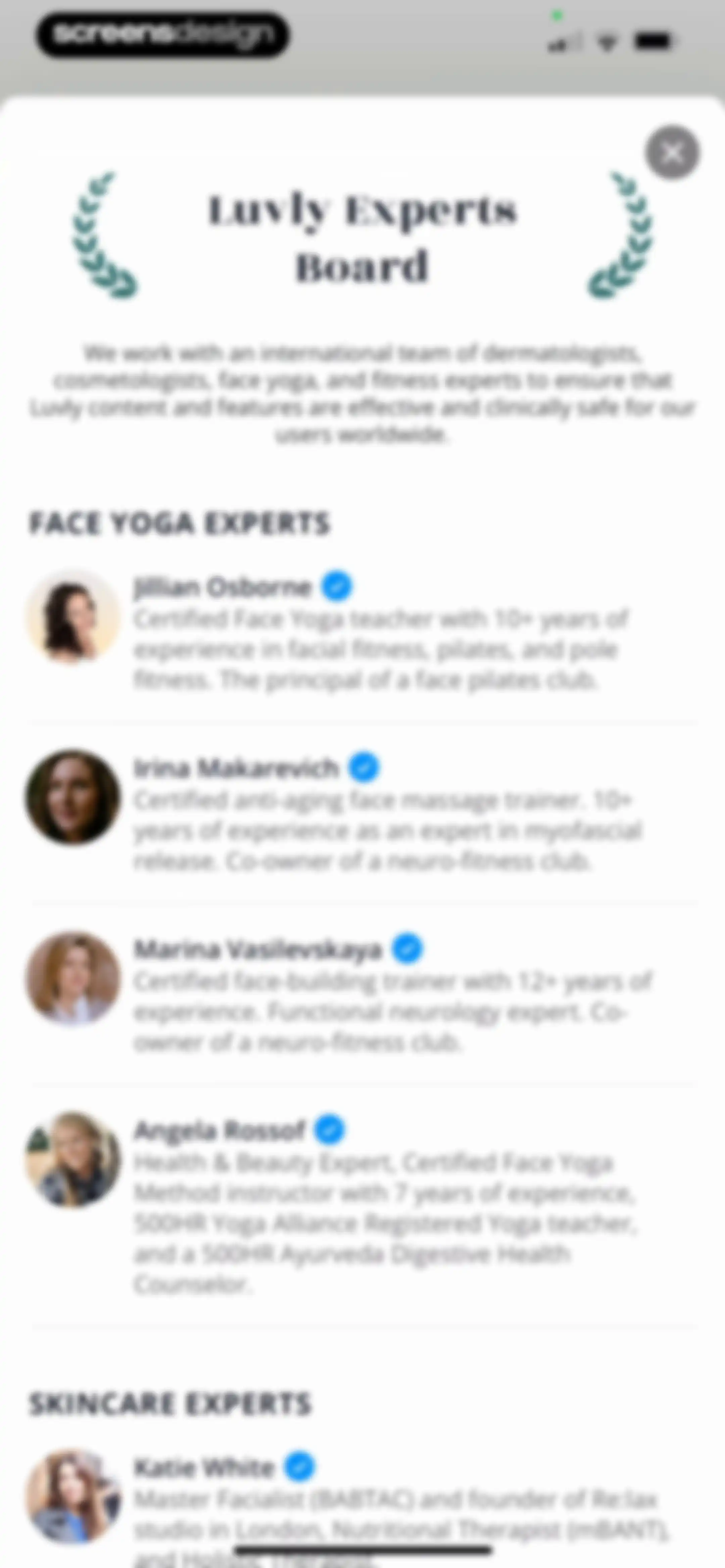 Luvly: Face Yoga Exercises screen 201