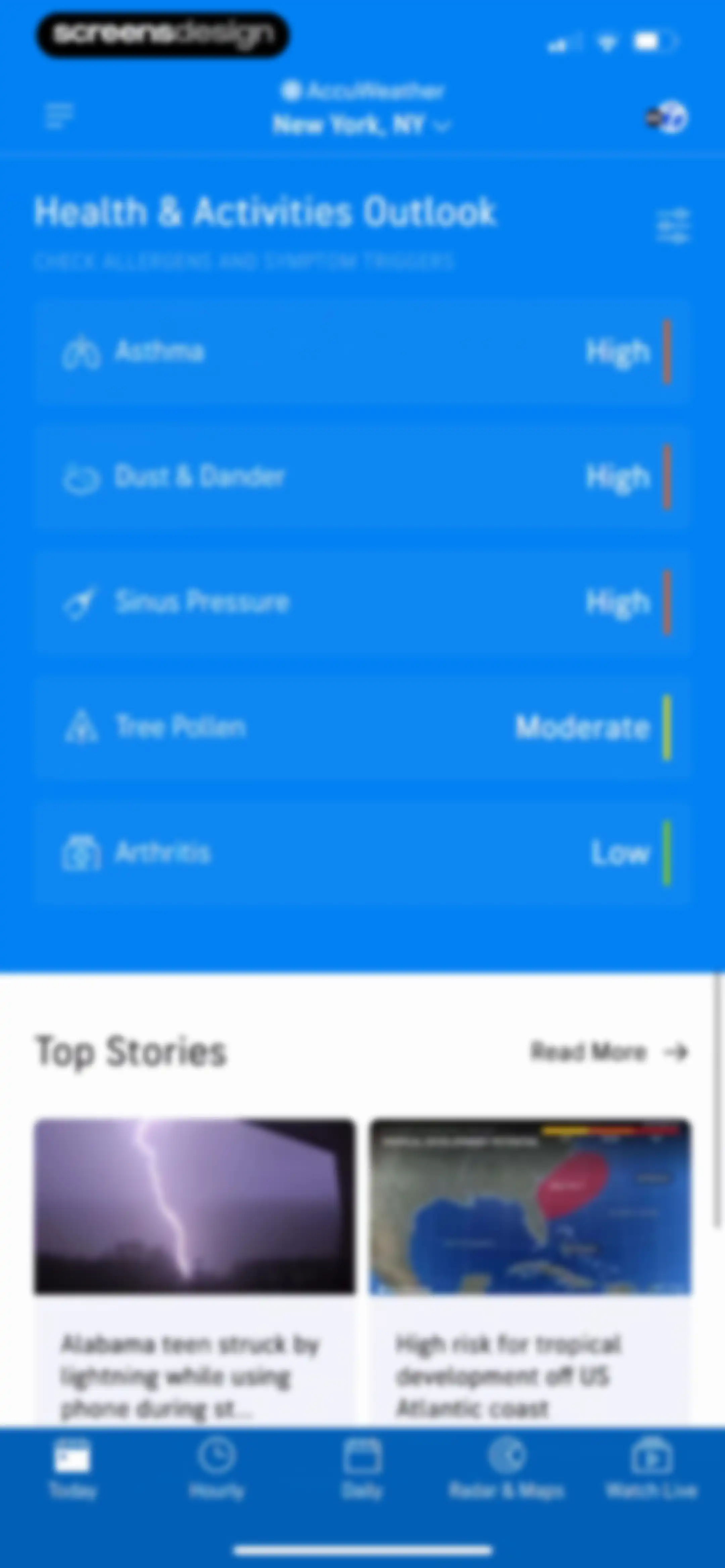 AccuWeather: Weather Forecast screen 41