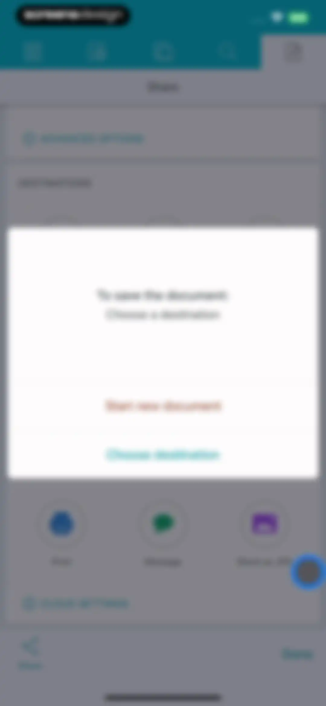 PDF Photos screen 40