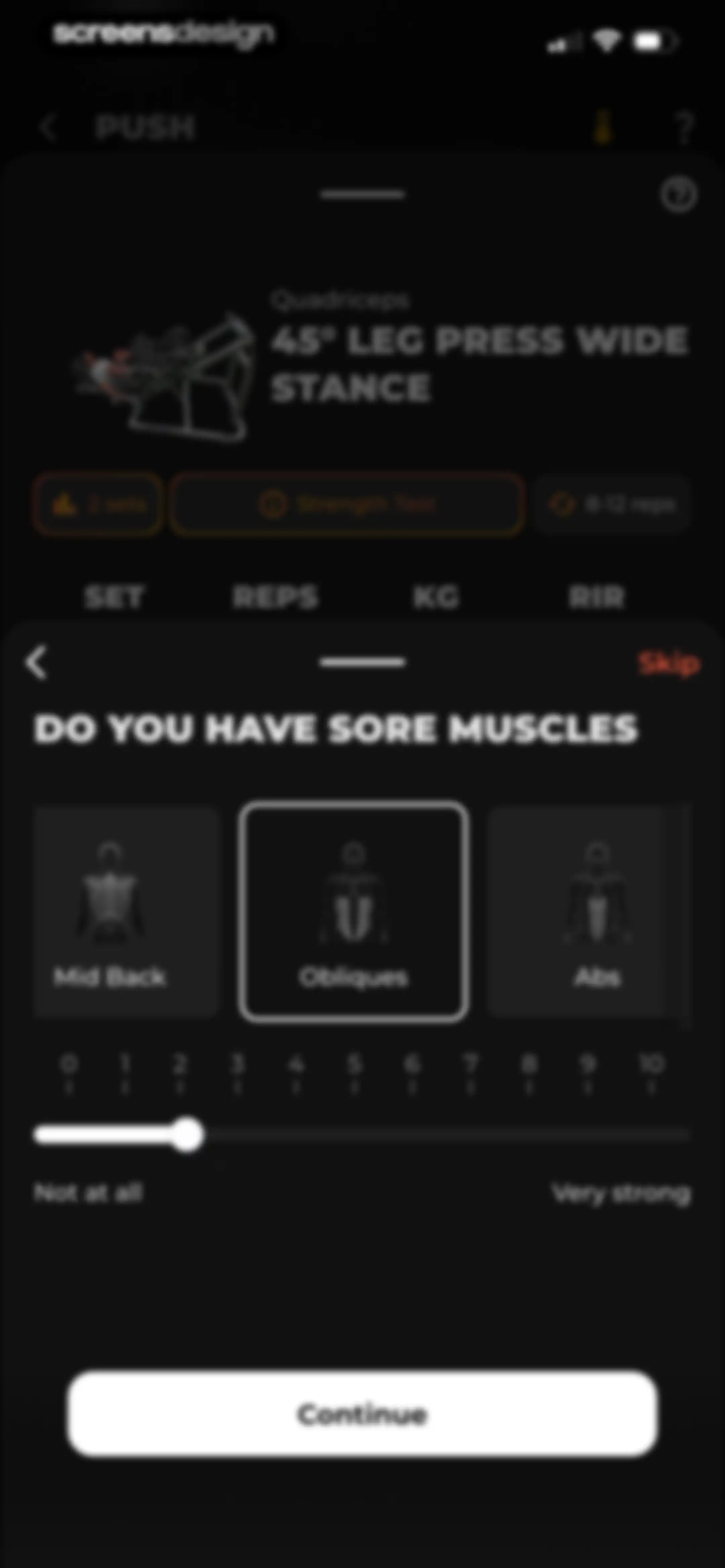MCI - Personal Training AI screen 88
