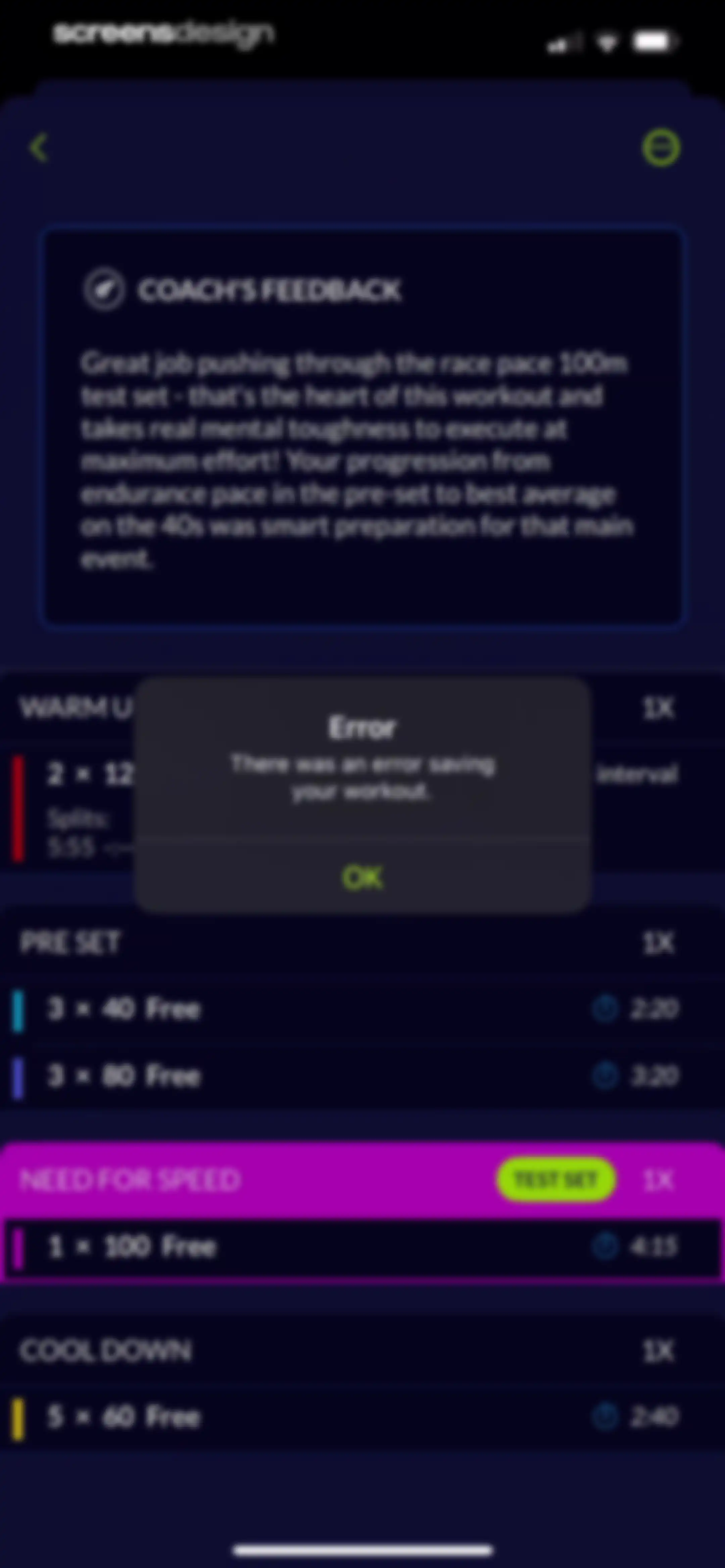 MySwimPro: #1 Swim Workout App screen 89
