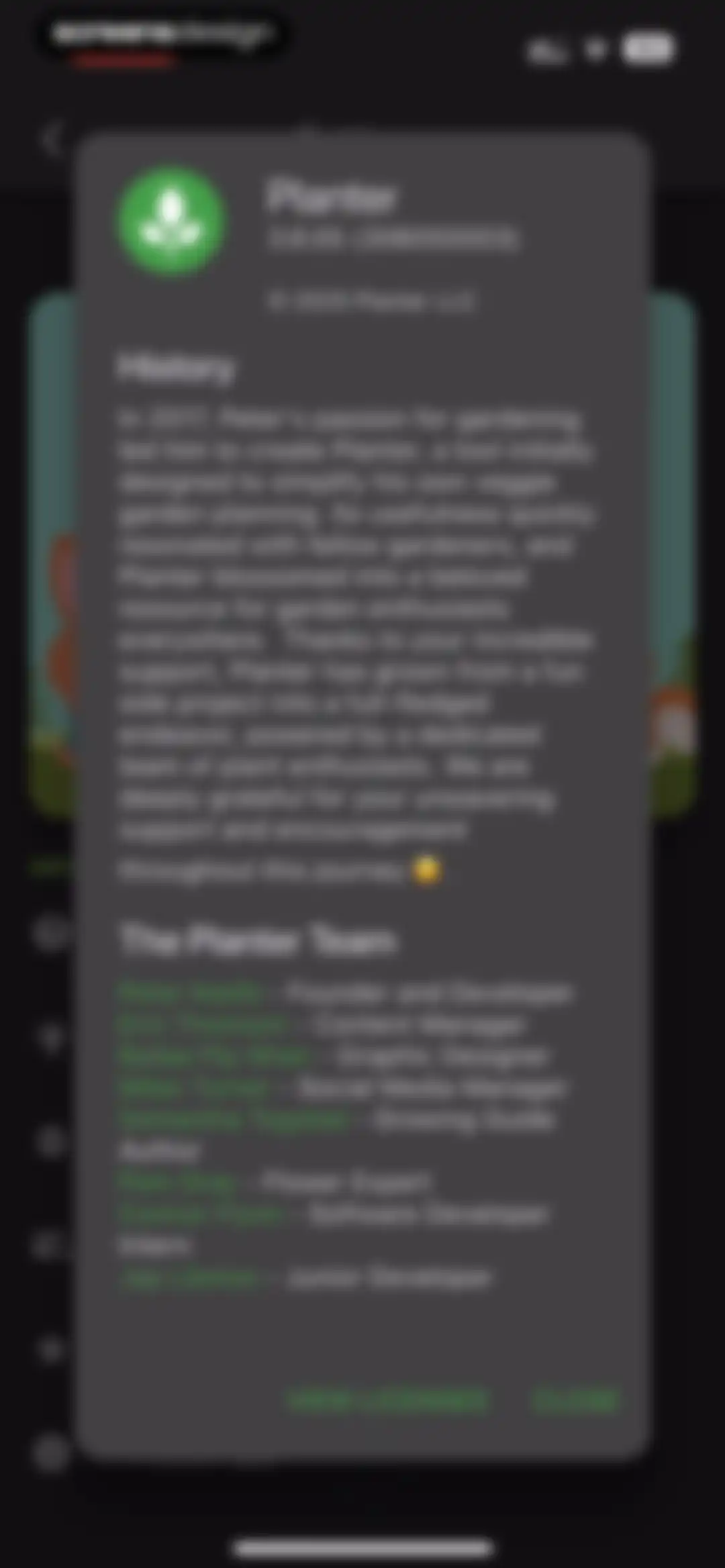 Planter: Garden Planner screen 102
