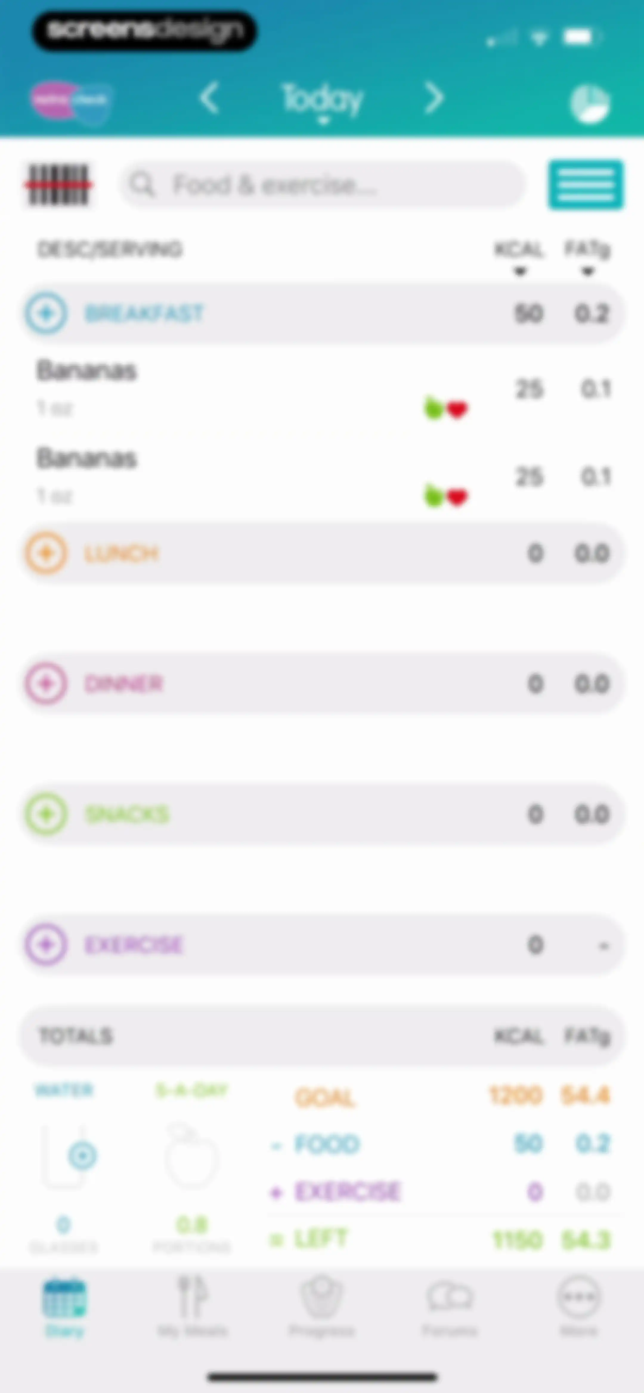 Calorie Counter + screen 37