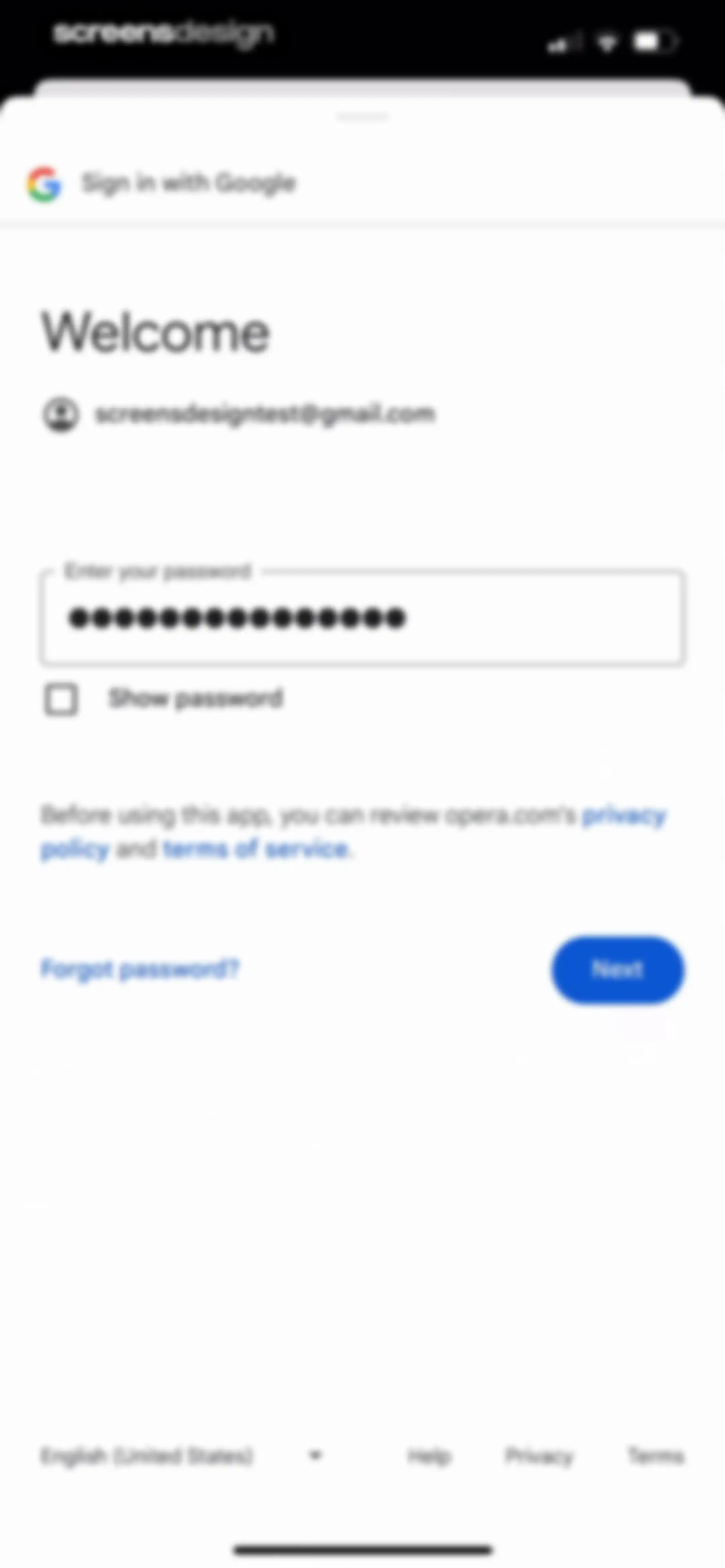 Opera: AI browser with VPN screen 81