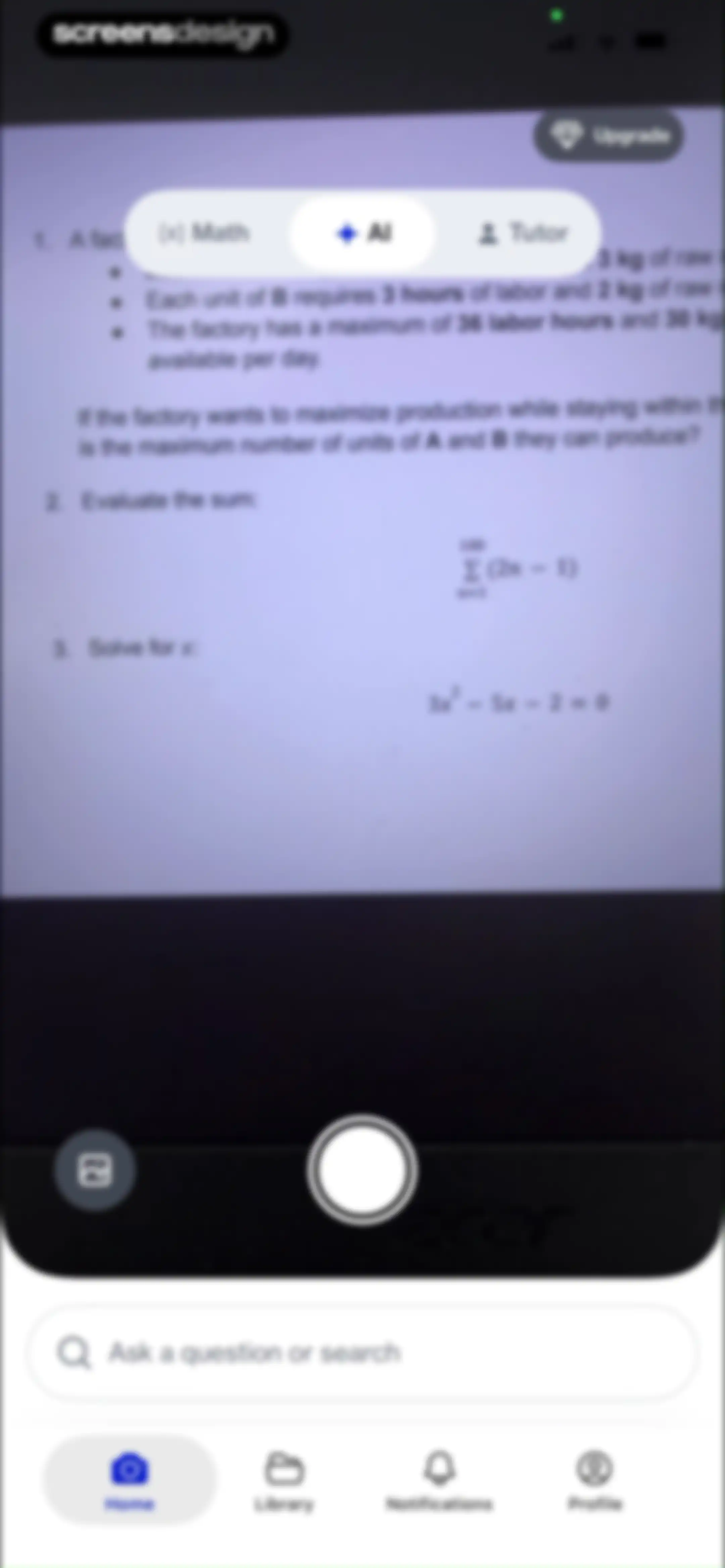 Course Hero: AI Homework Help screen 11
