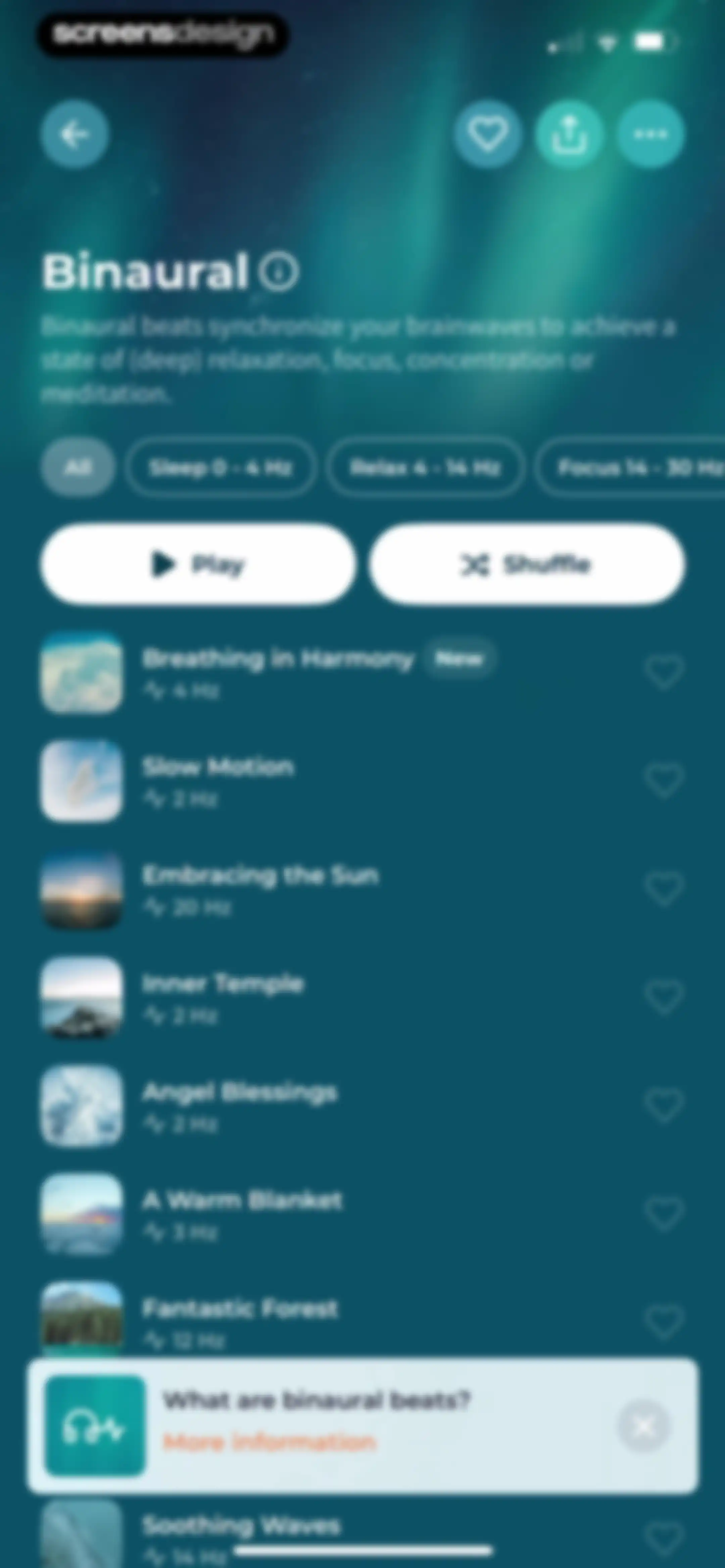 Meditation Moments - Guided screen 72