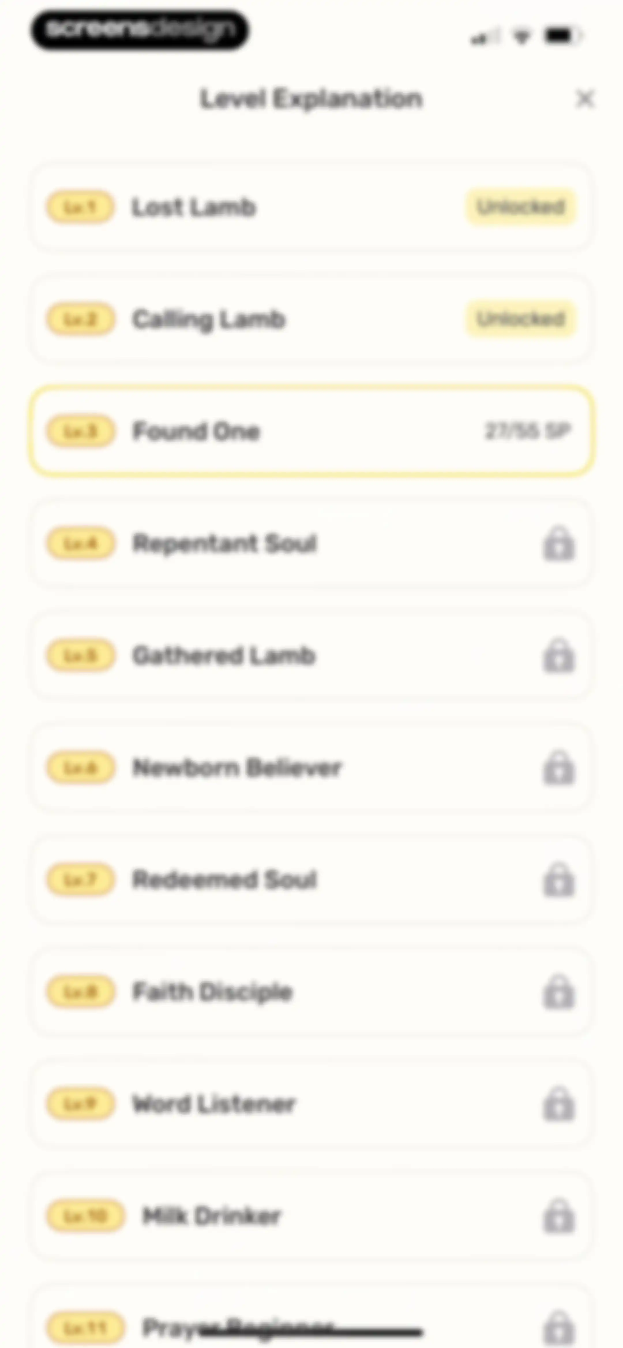 Bible Study - Manna screen 110