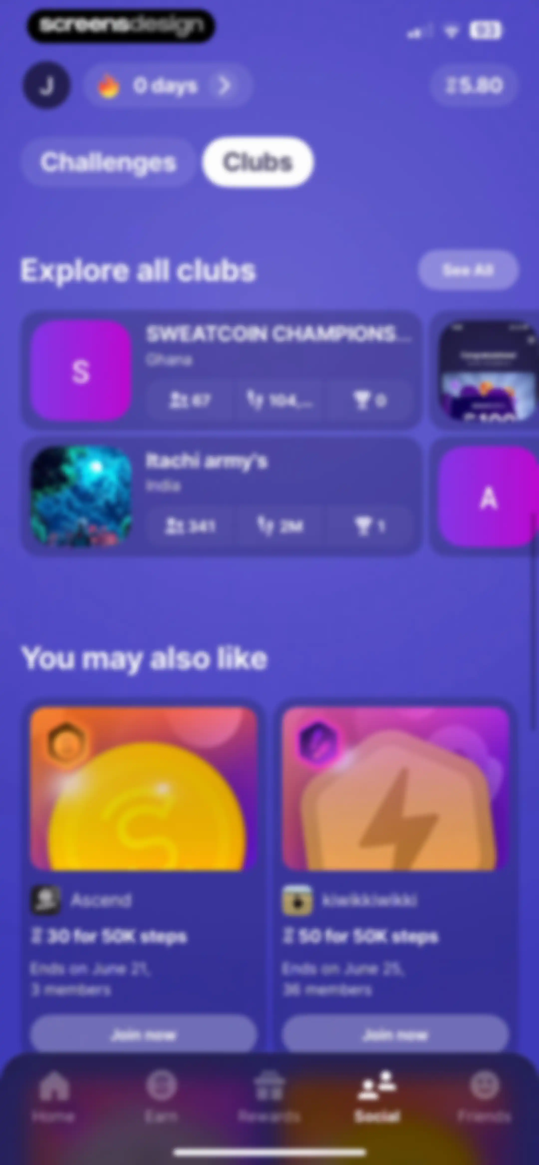 Sweatcoin Walking Step Counter screen 135