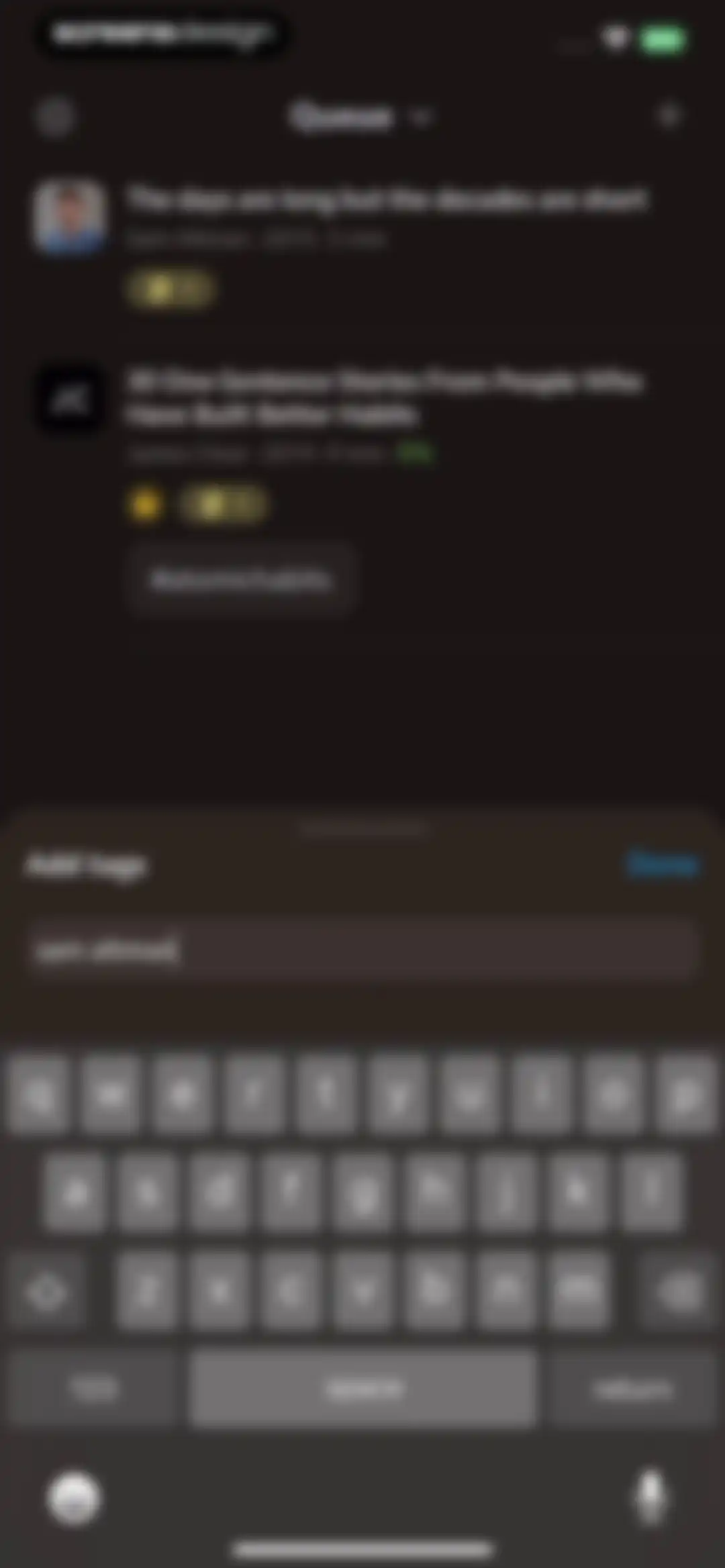 Matter: Reading App screen 59