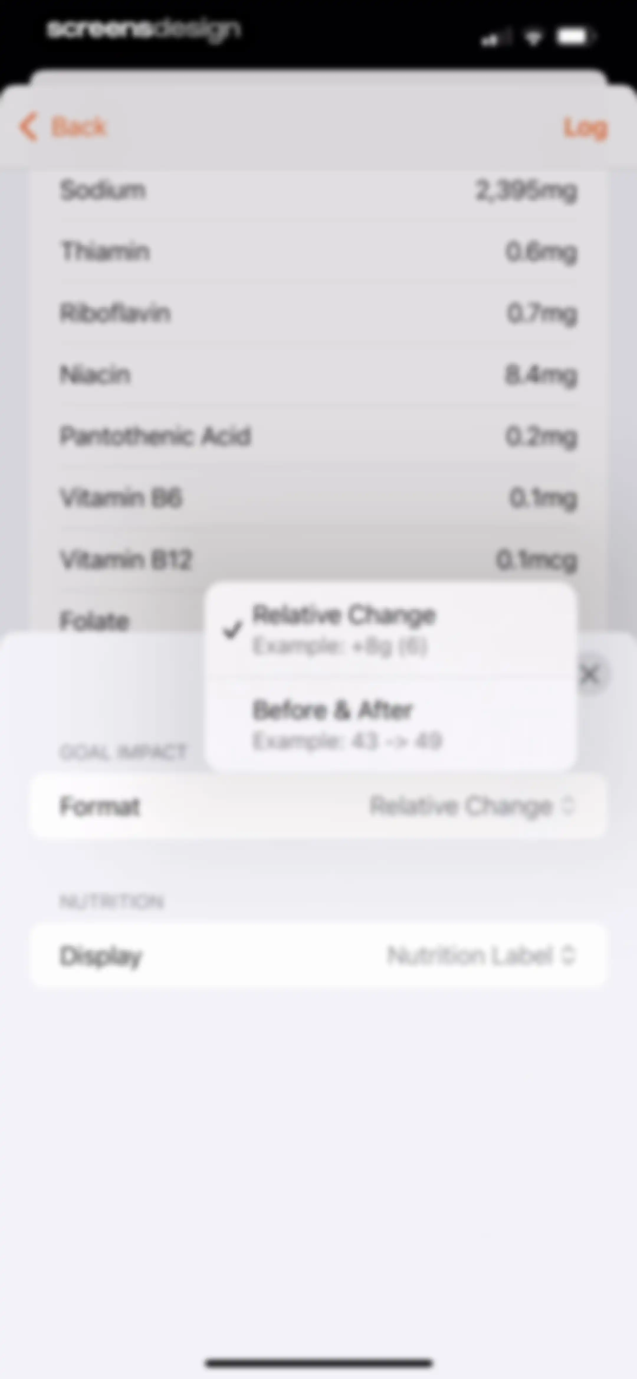 Nutrition Tracker: Foodnoms screen 44