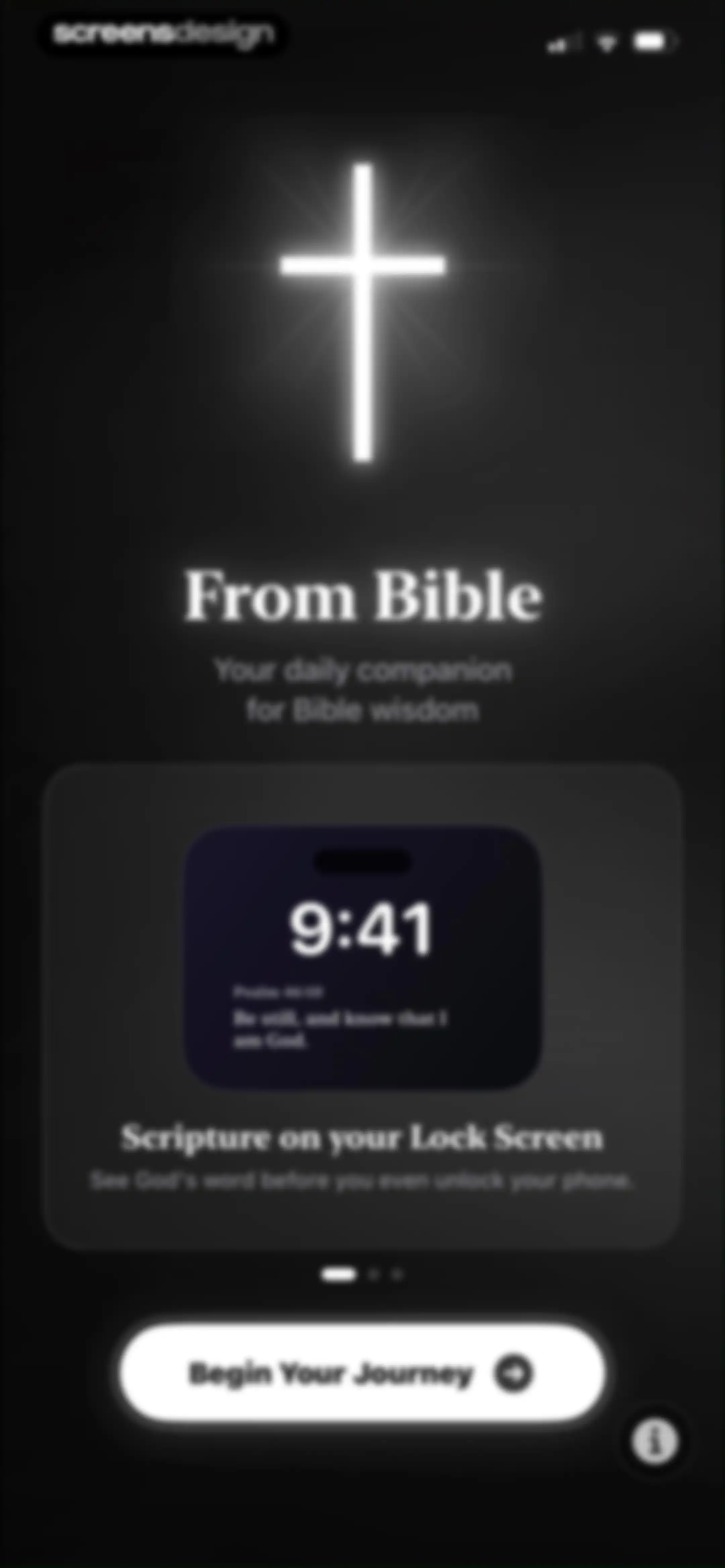 From Bible: Bible Widgets screen 2