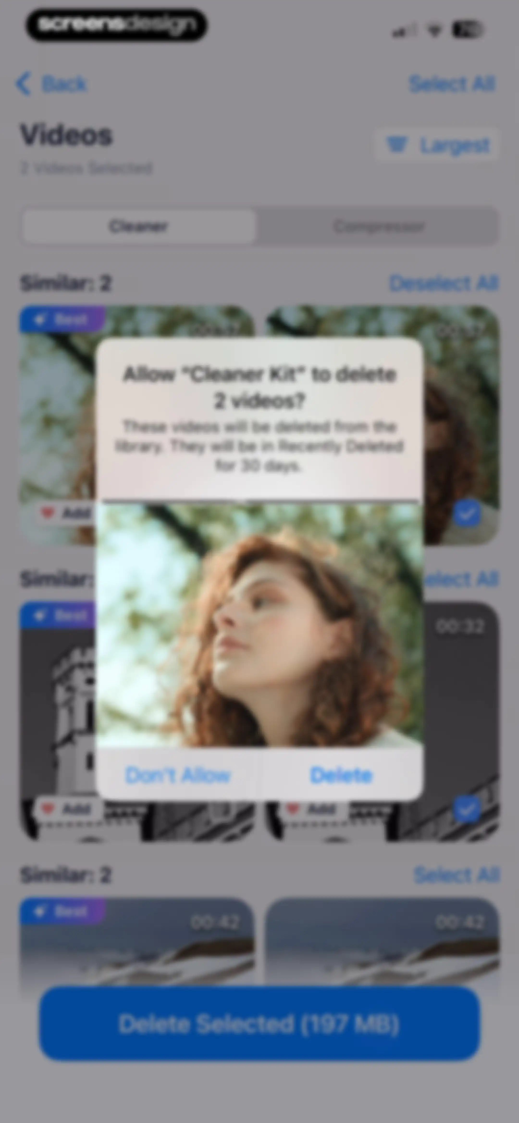 Cleaner Kit - Clean Up Storage screen 45