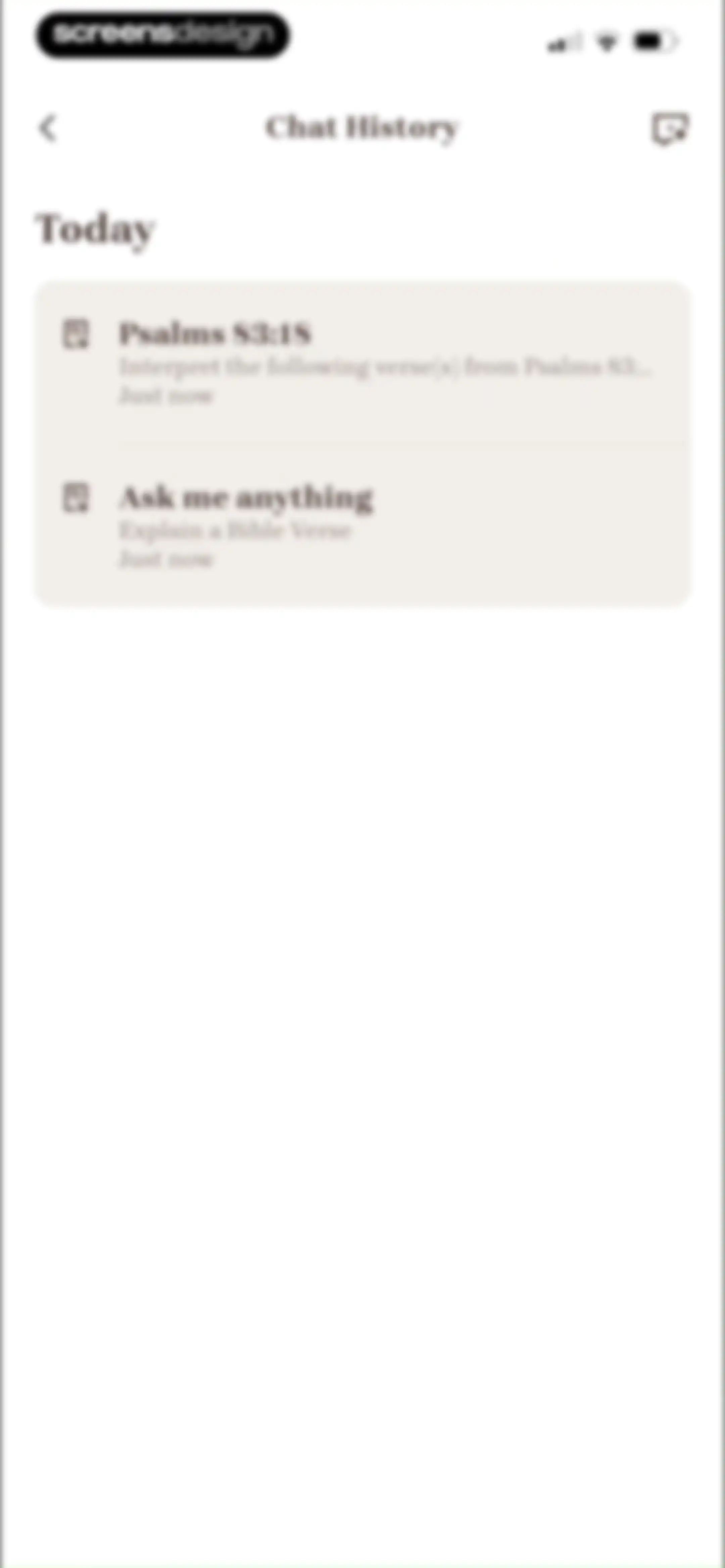 Bible Note: Sermon Notes screen 133