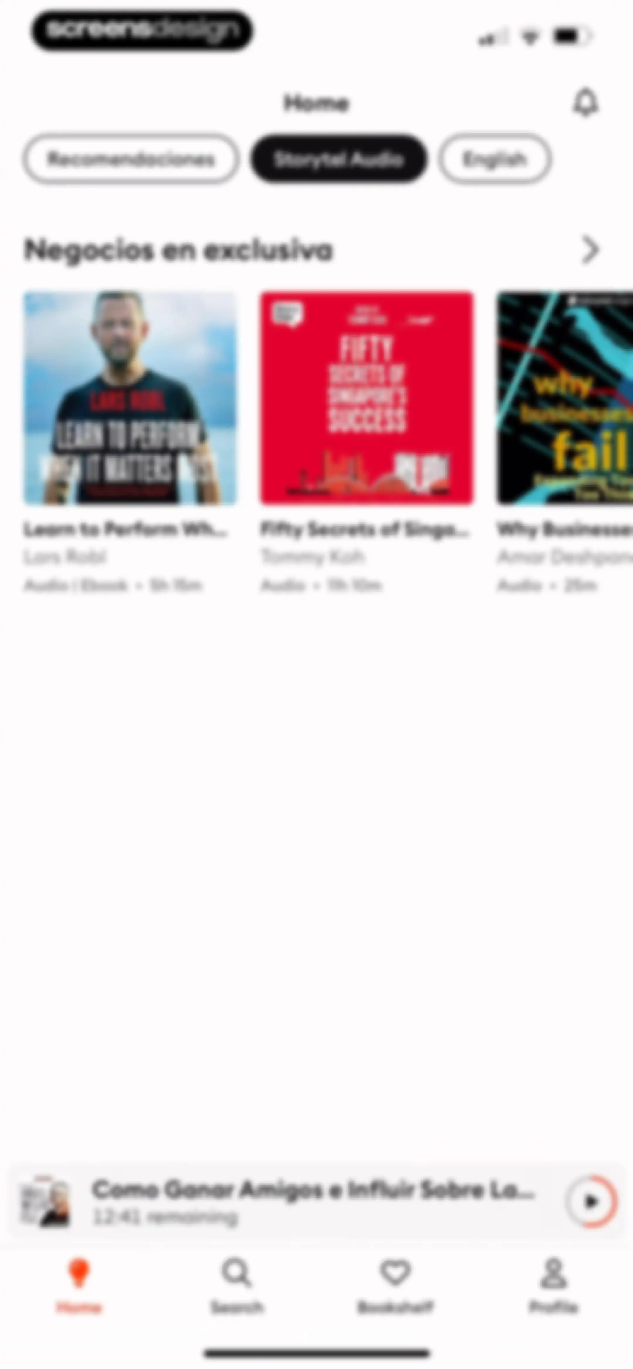 Storytel - Audiobooks Library screen 56
