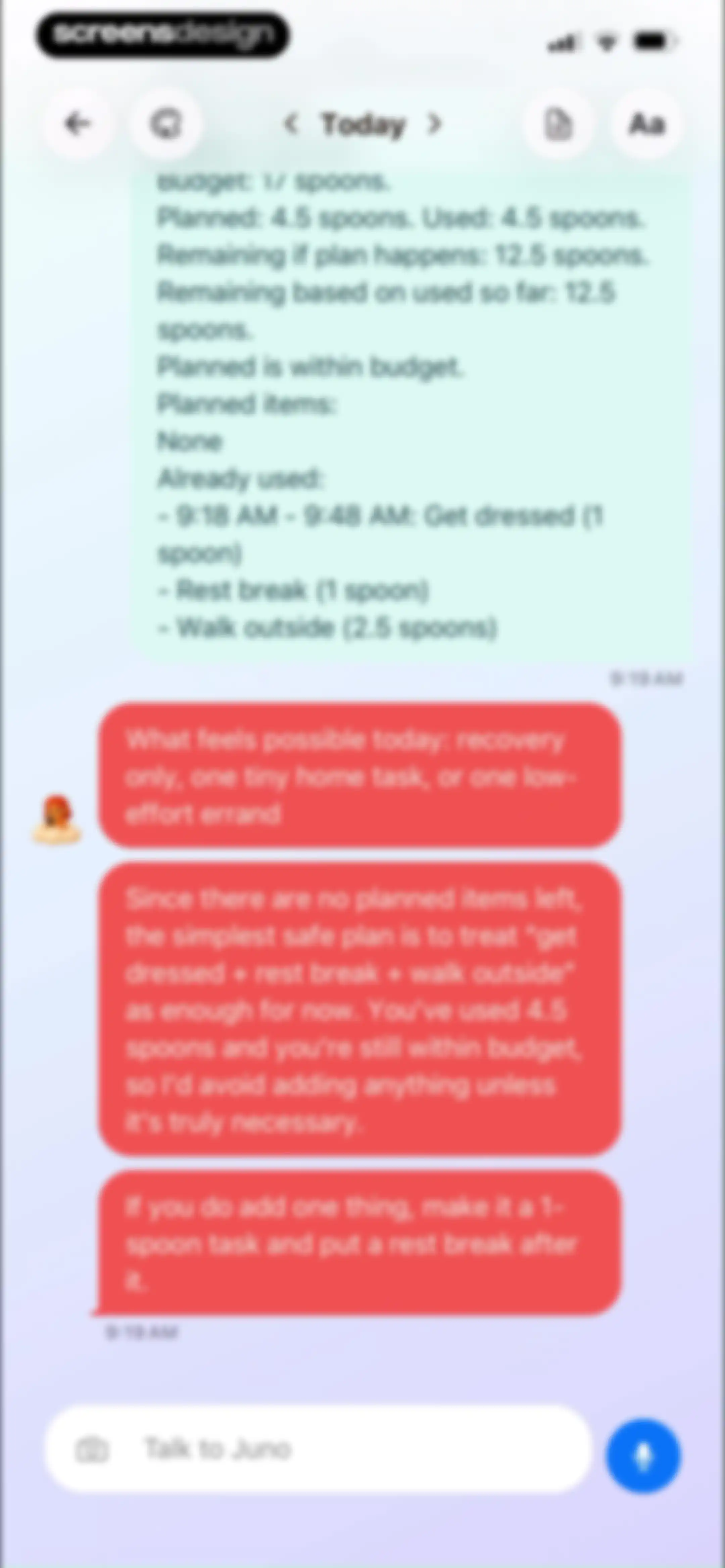 Juno: Chronic Illness Support screen 211