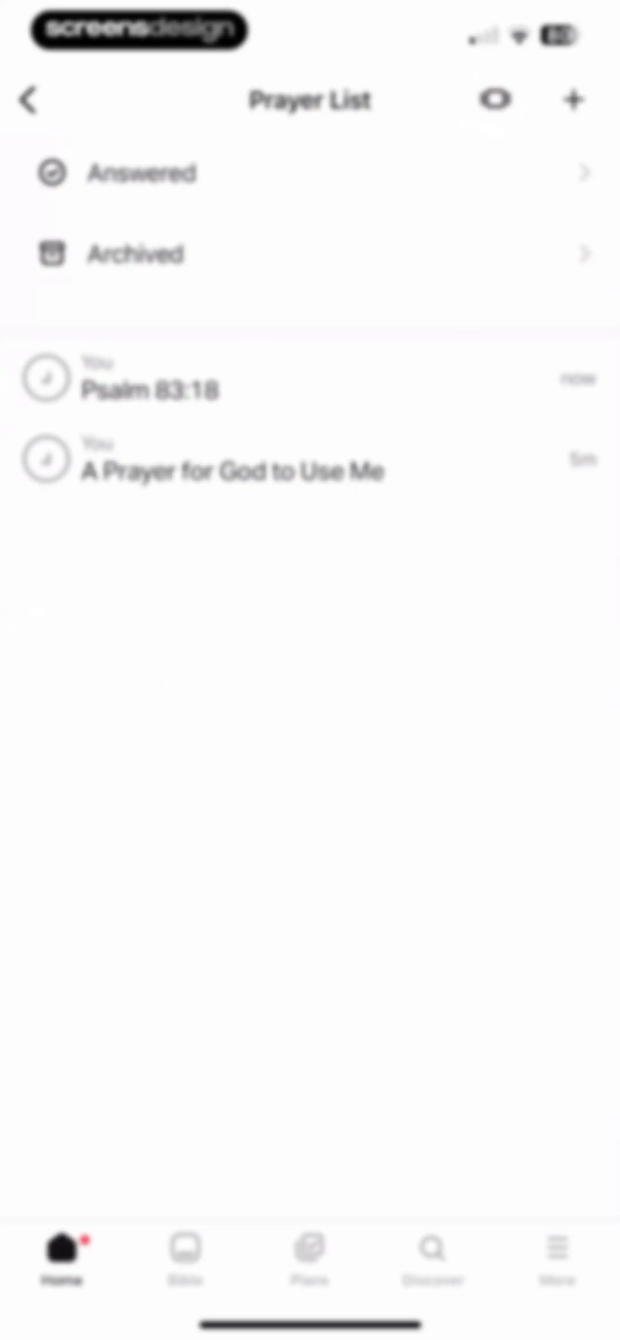 Bible screen 116
