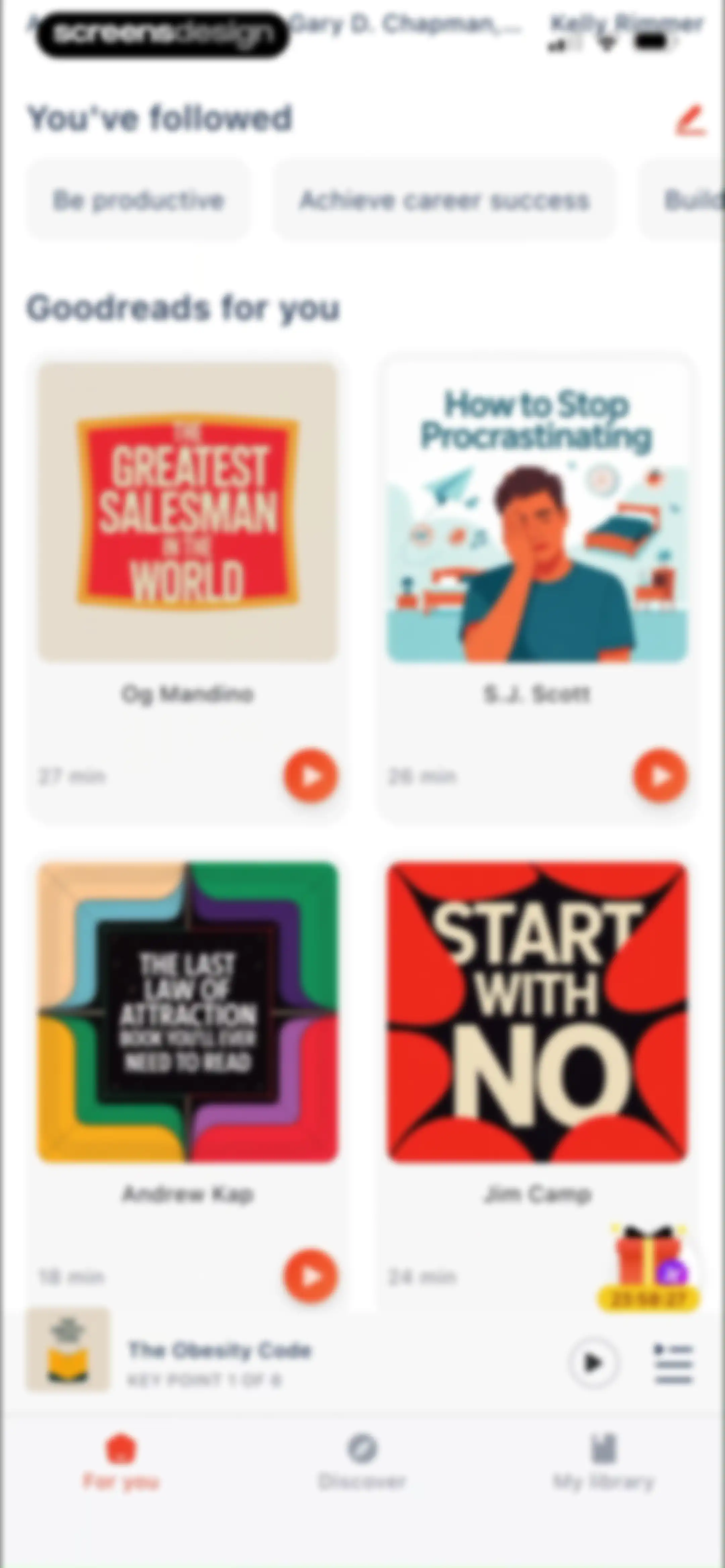 BookCast: 15-Minute Insights screen 45