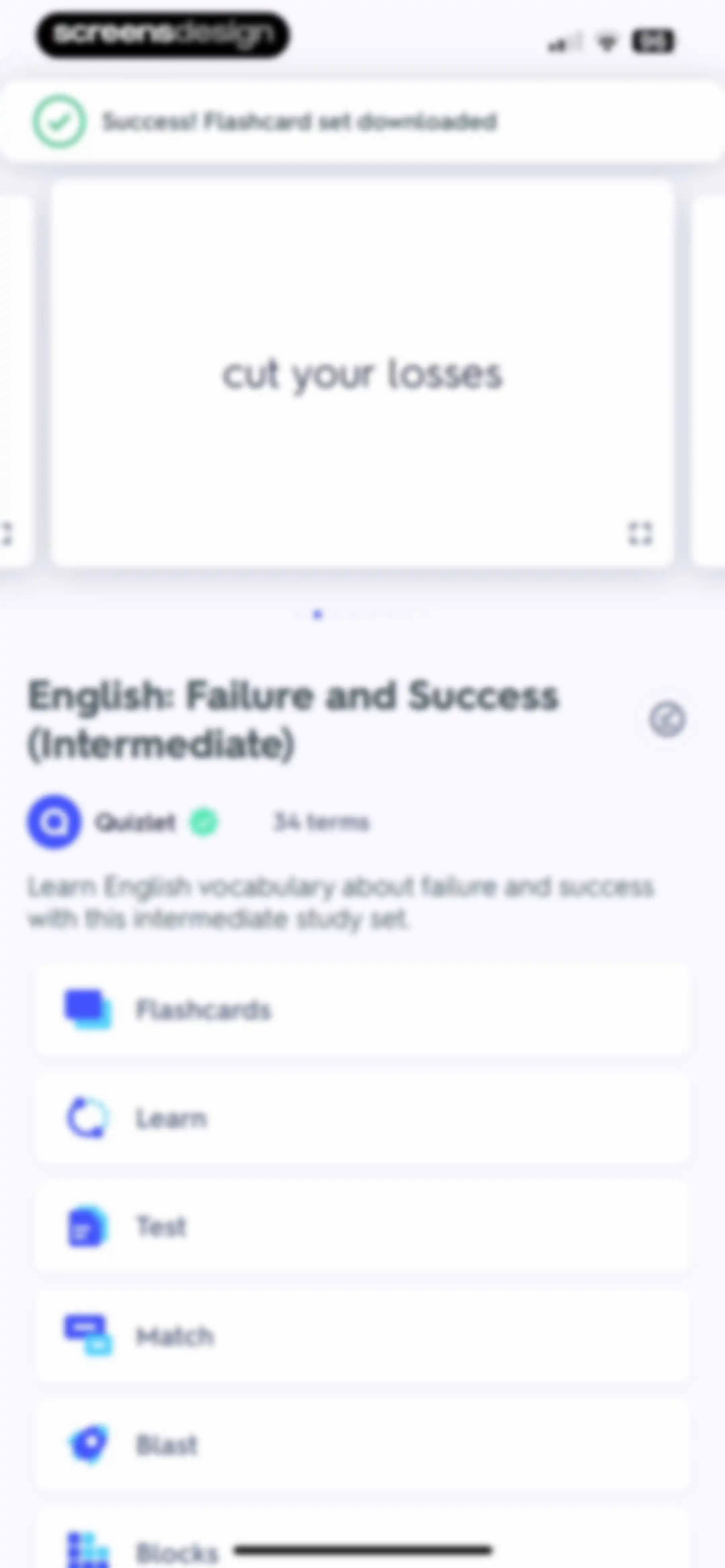 Quizlet: More than Flashcards screen 20